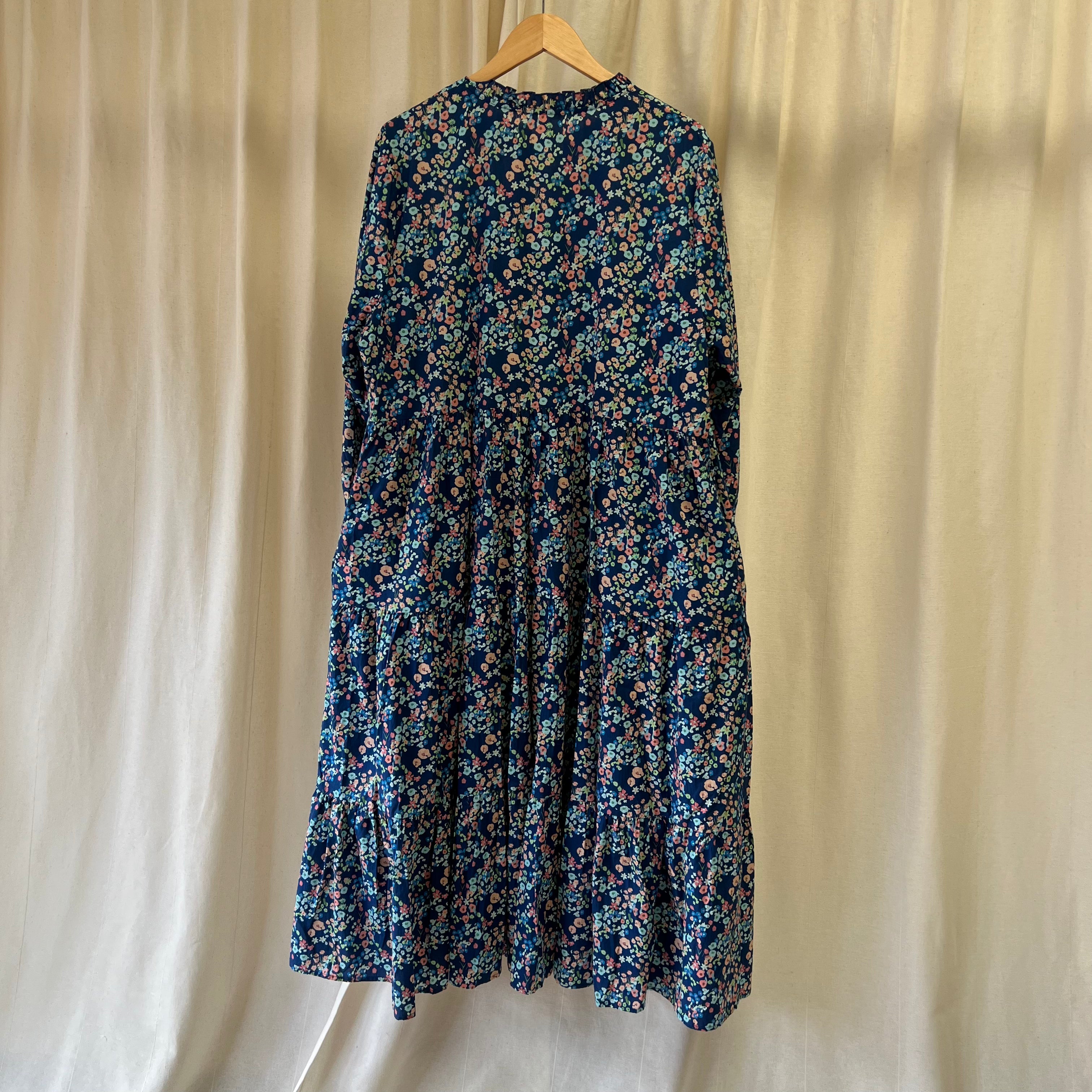 You Are The Club tea dress in blue and pink floral