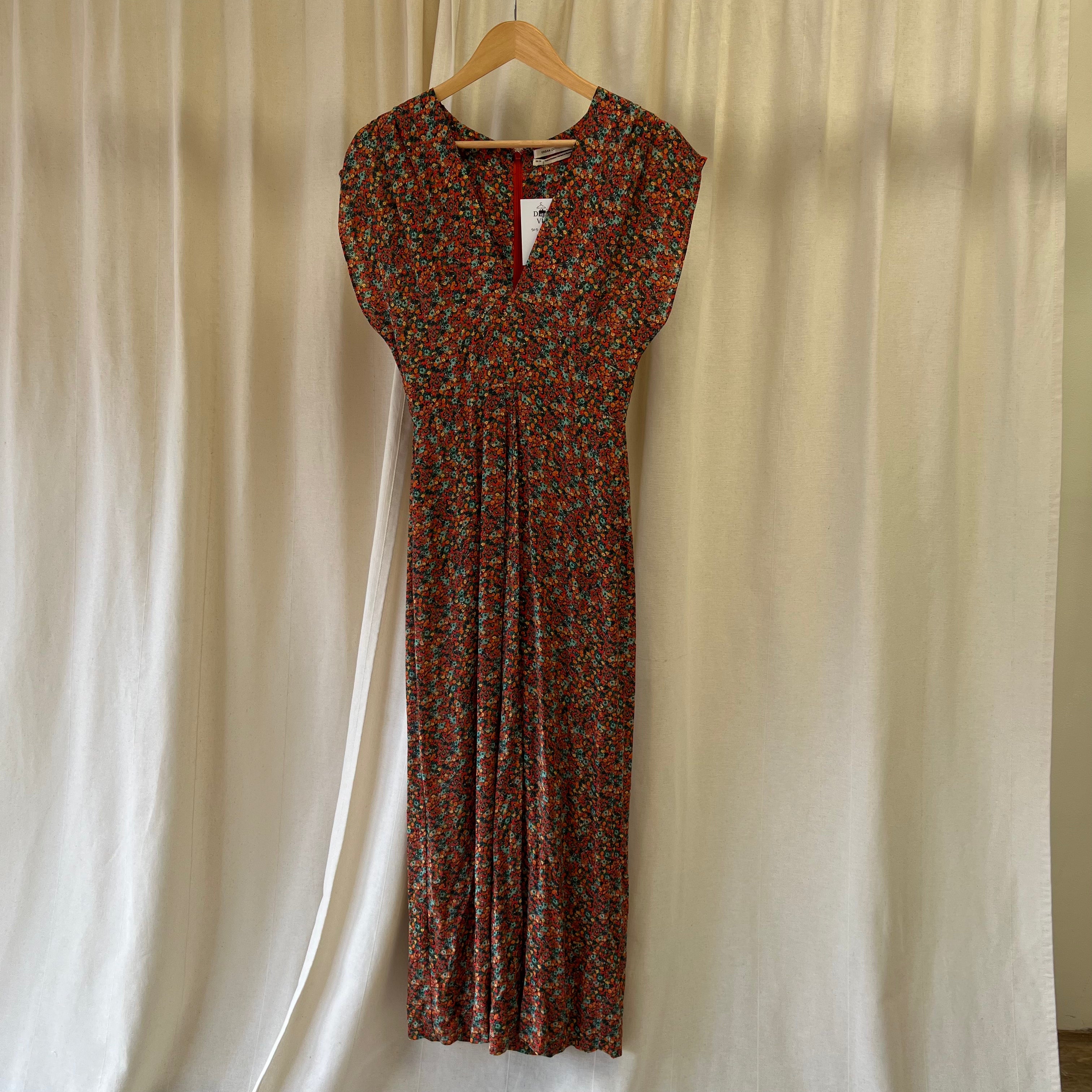 Urban Outfitters jumpsuit in red floral – Déjà Vu