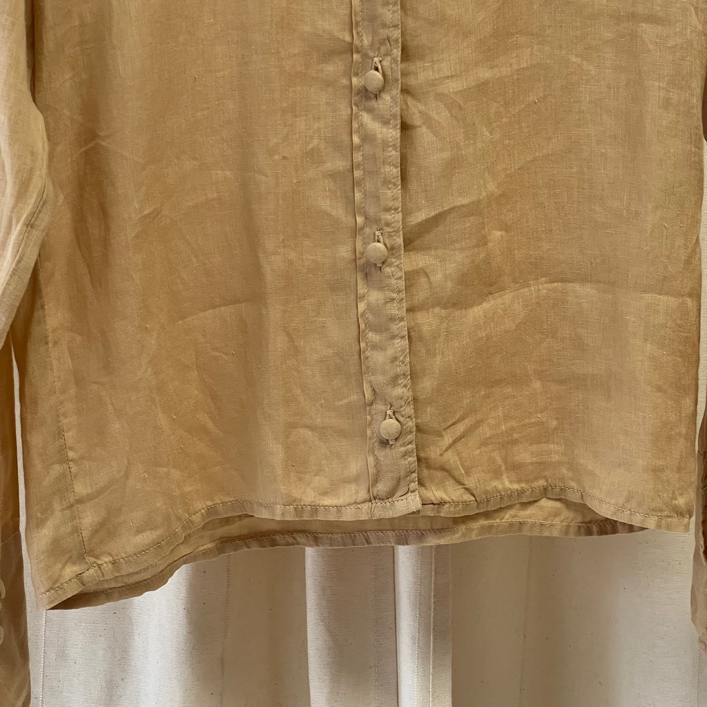 Happy Hause button up shirt in beige