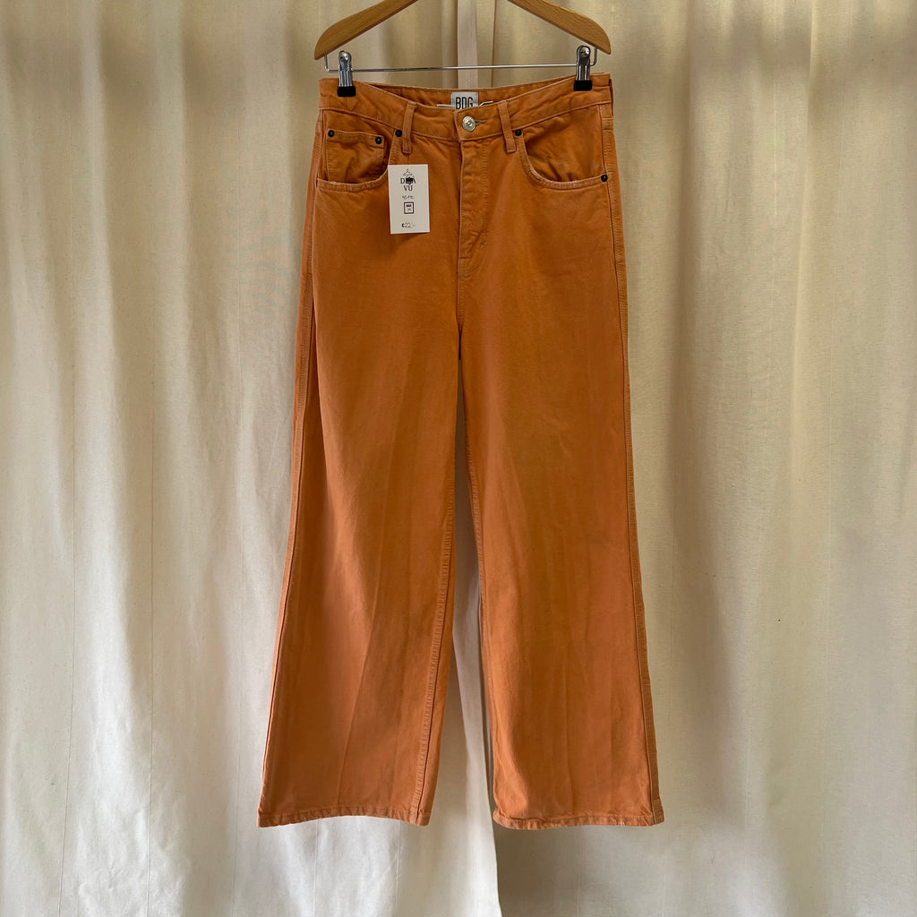 BDG wide leg jeans in orange