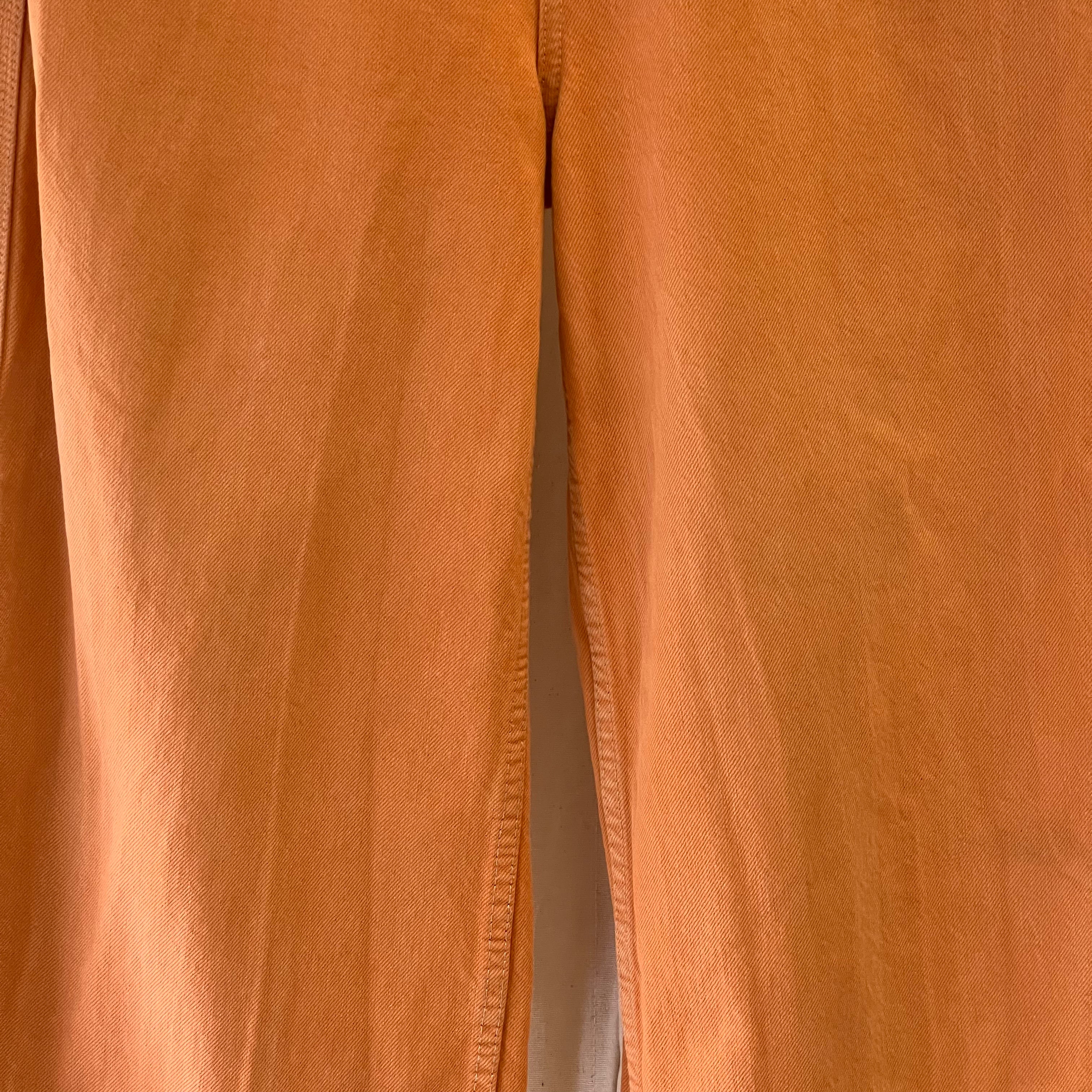 BDG wide leg jeans in orange