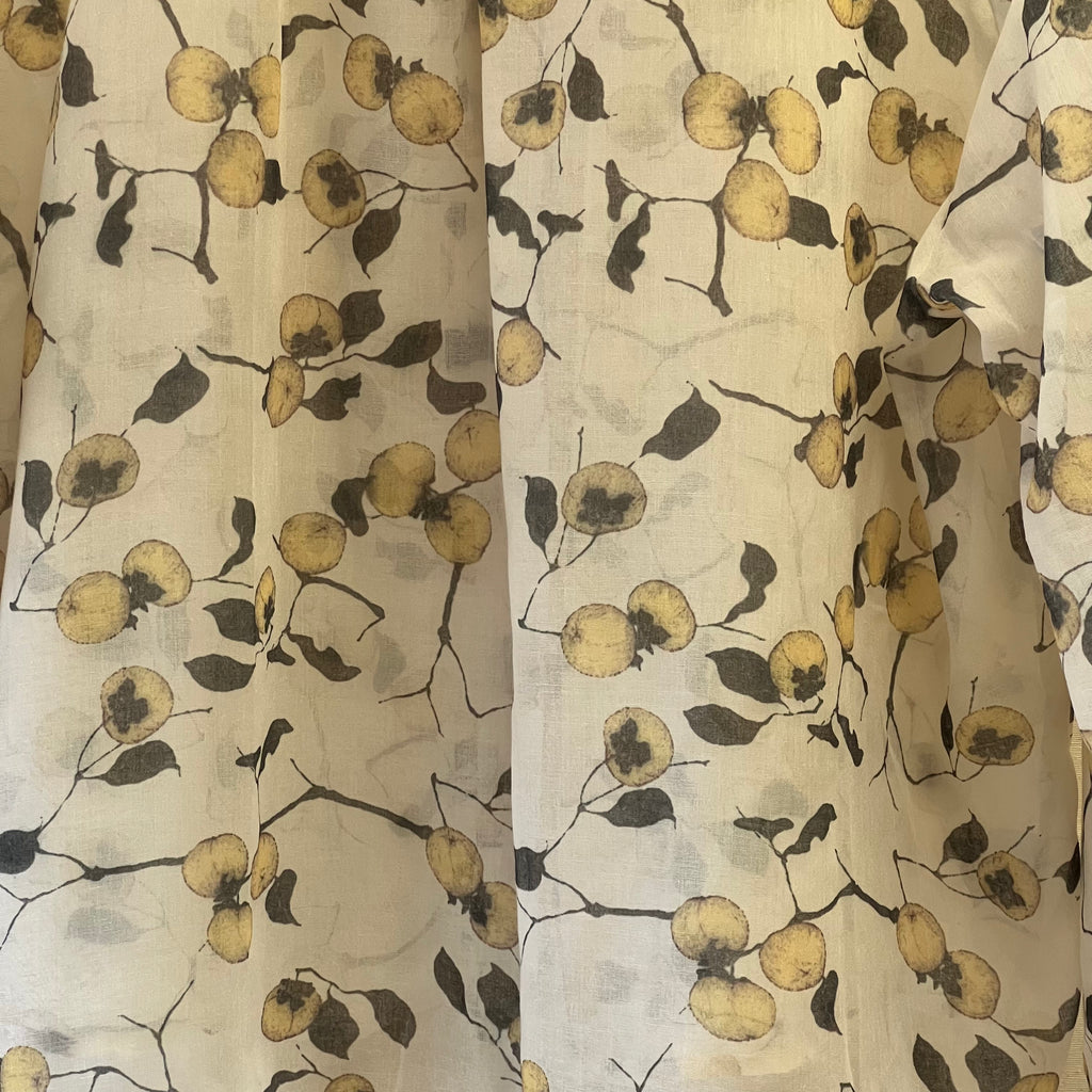 TZ mesh blouse lemon pattern