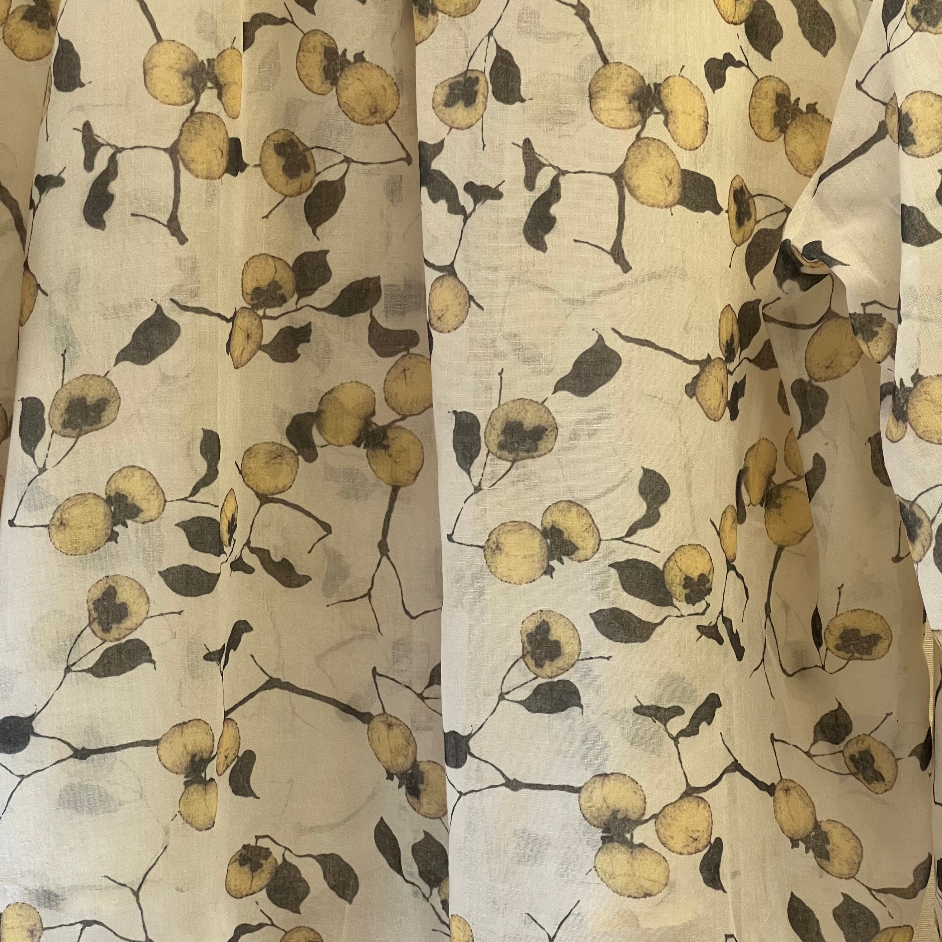 TZ mesh blouse lemon pattern