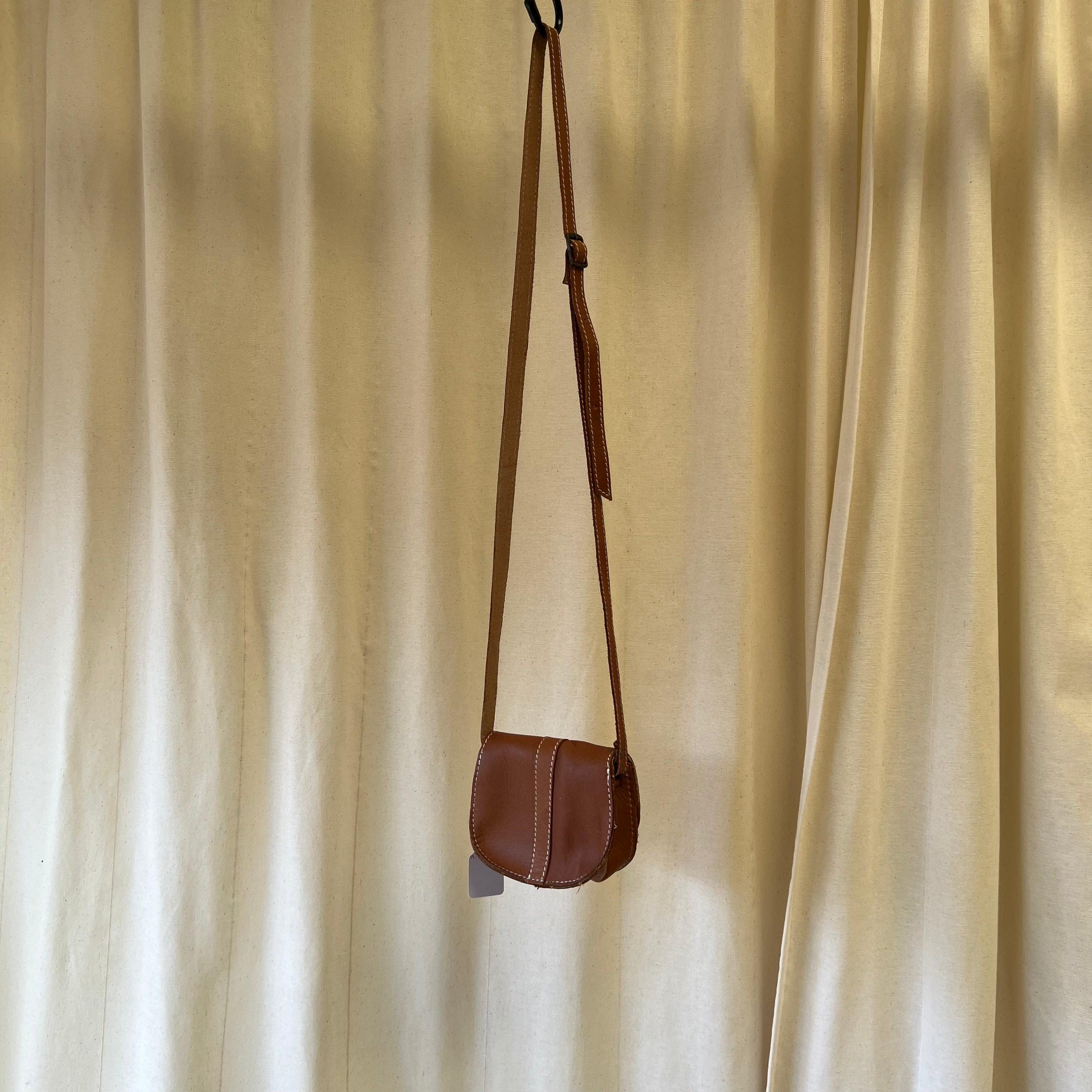 Paul Marius brown mini across body satchel style bag