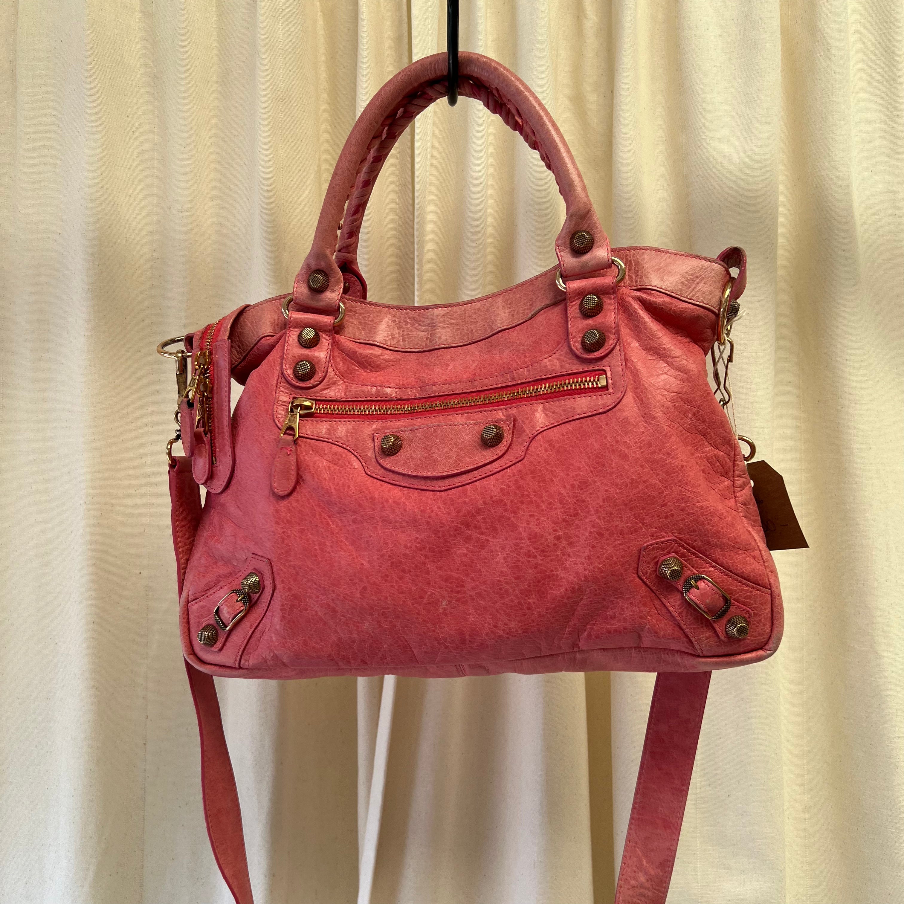 Balenciaga small pink LE CITY BAG