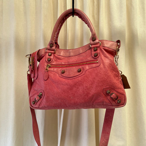 Balenciaga small pink LE CITY BAG