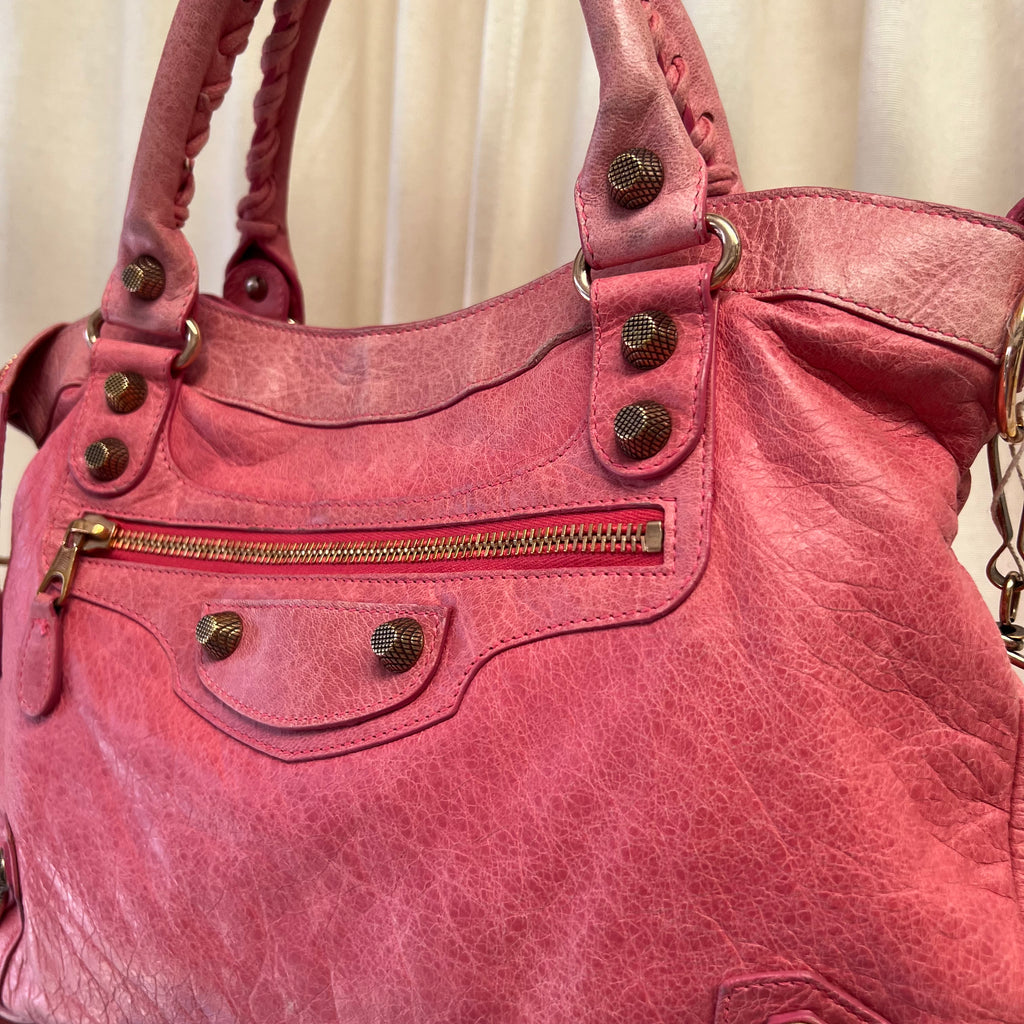 Balenciaga small pink LE CITY BAG