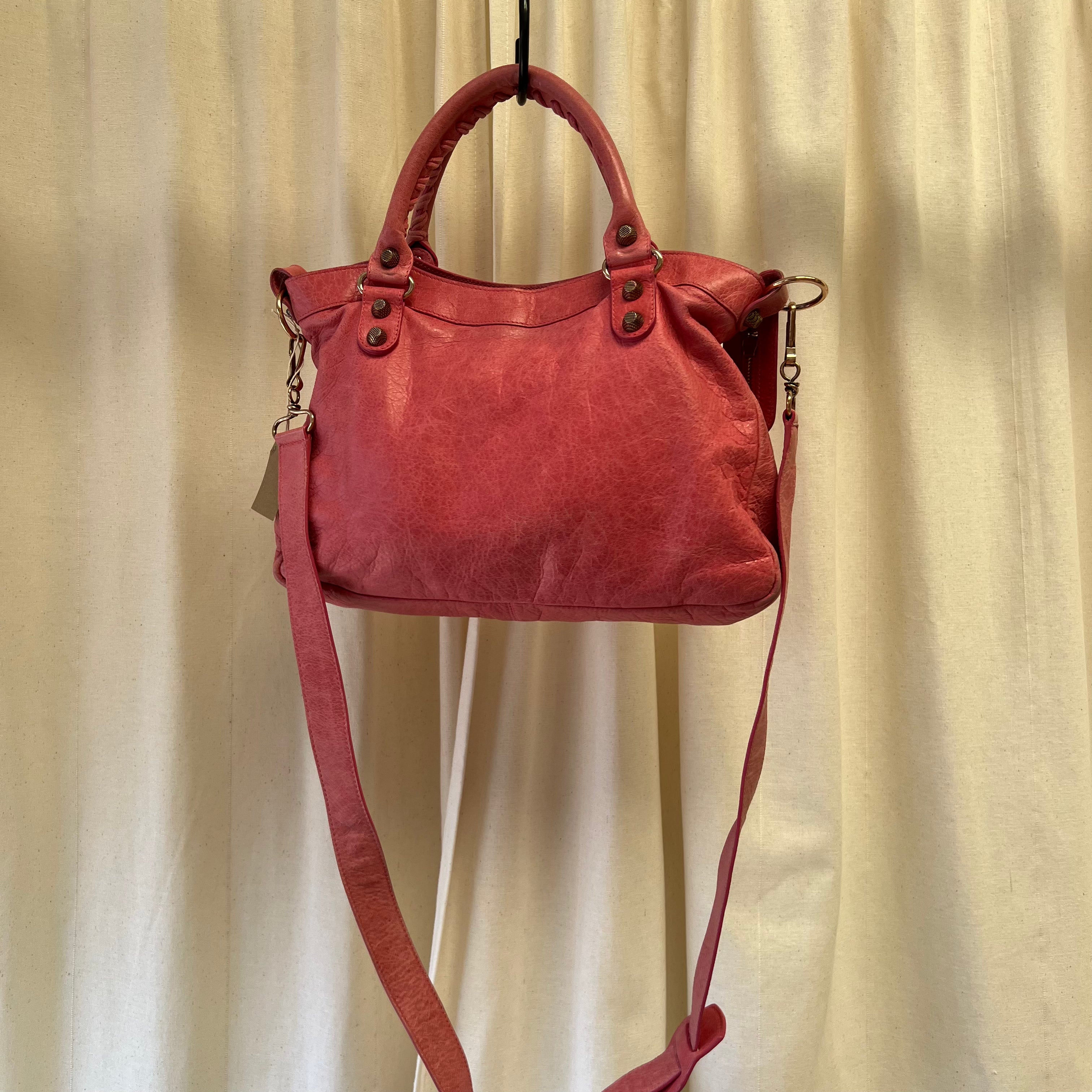 Balenciaga small pink LE CITY BAG