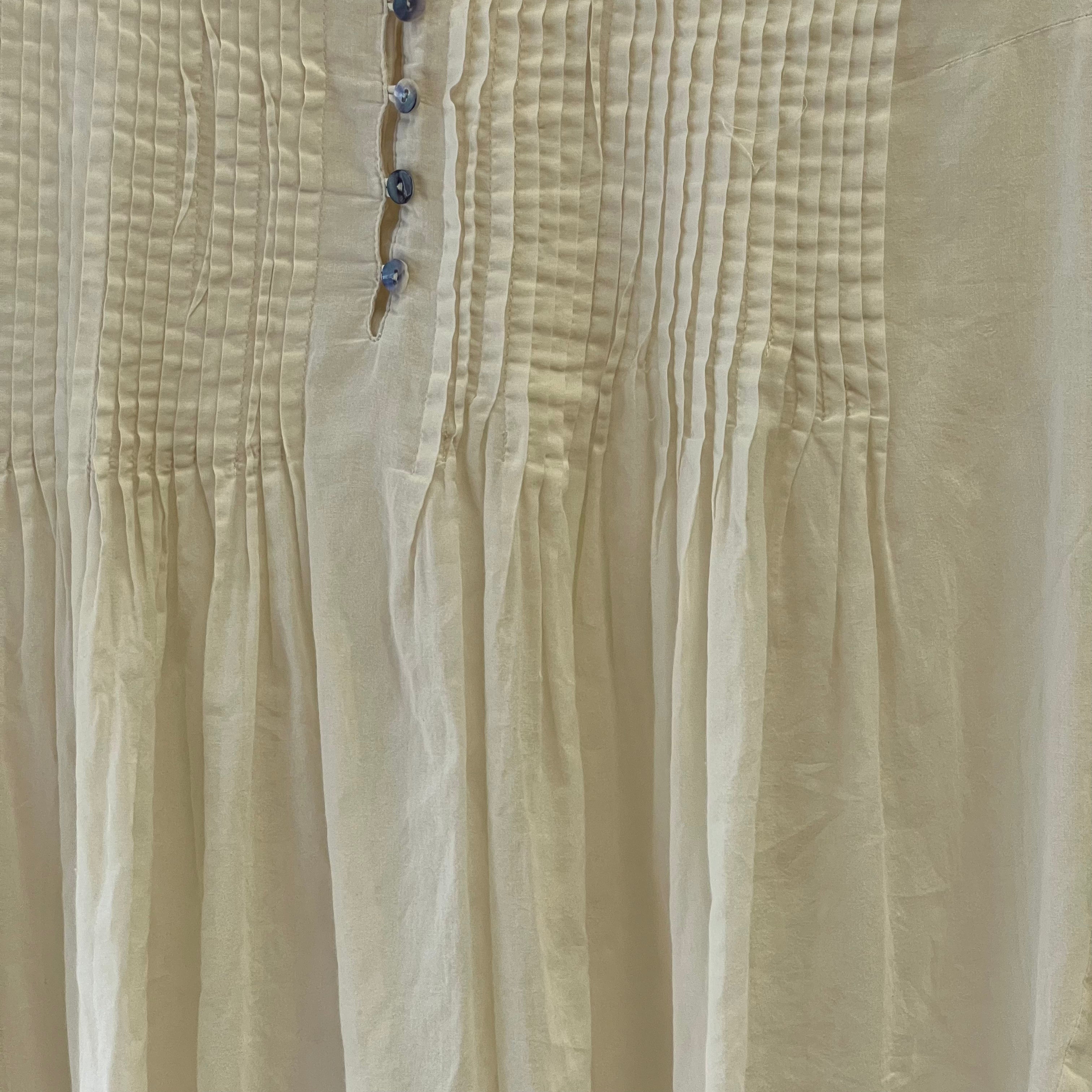 TOAST cream long sleeve blouse