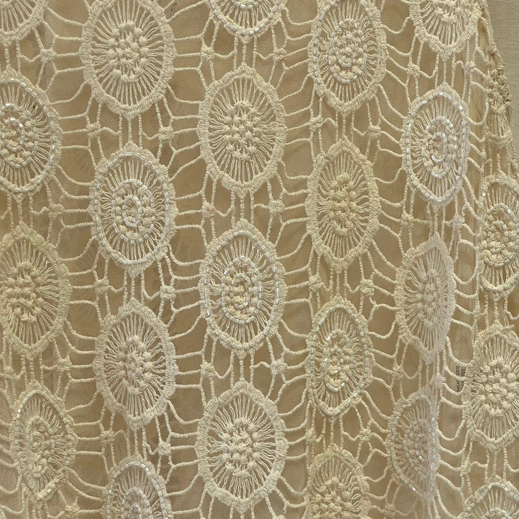 River Island crochet cream beaded cami