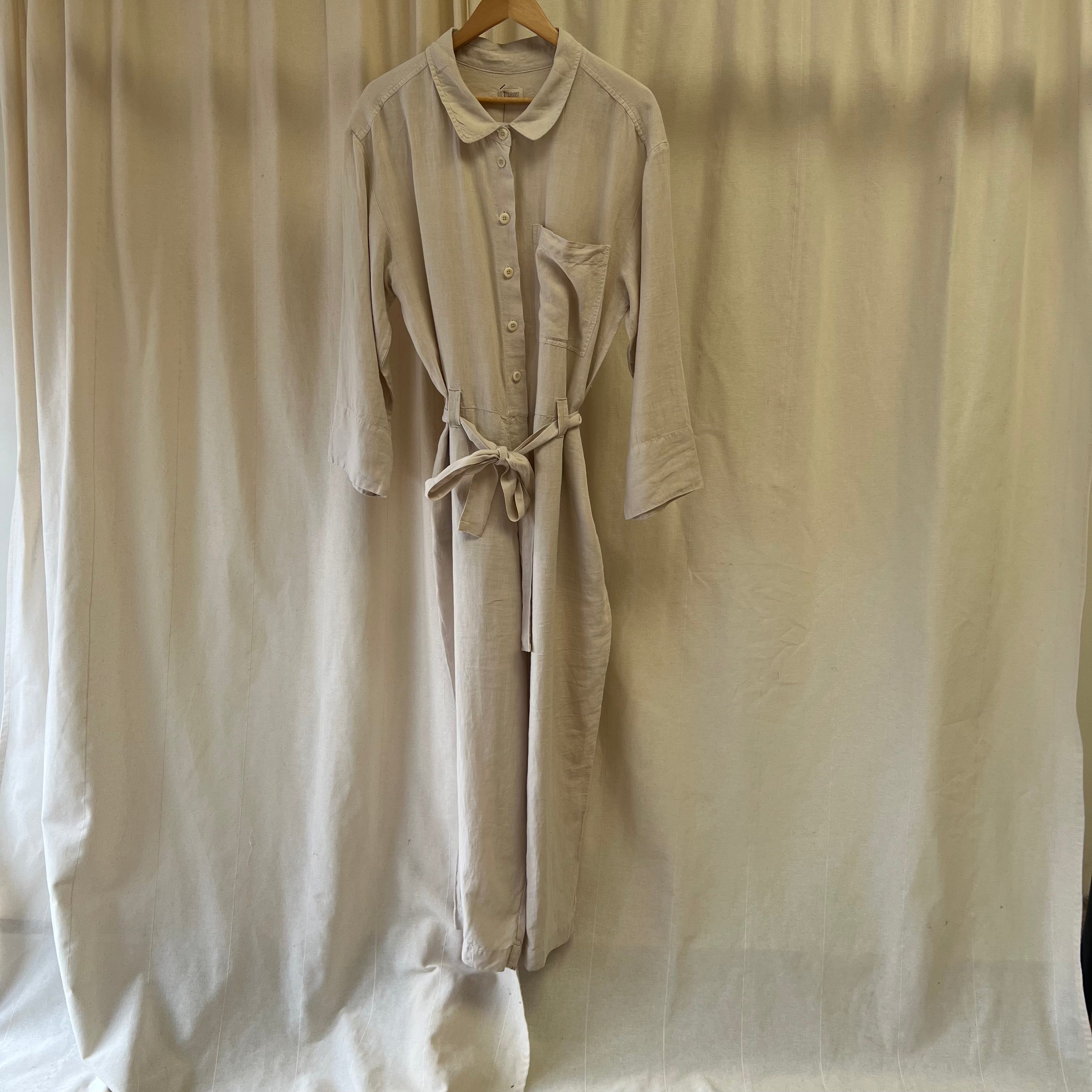 Toast natural linen jumpsuit