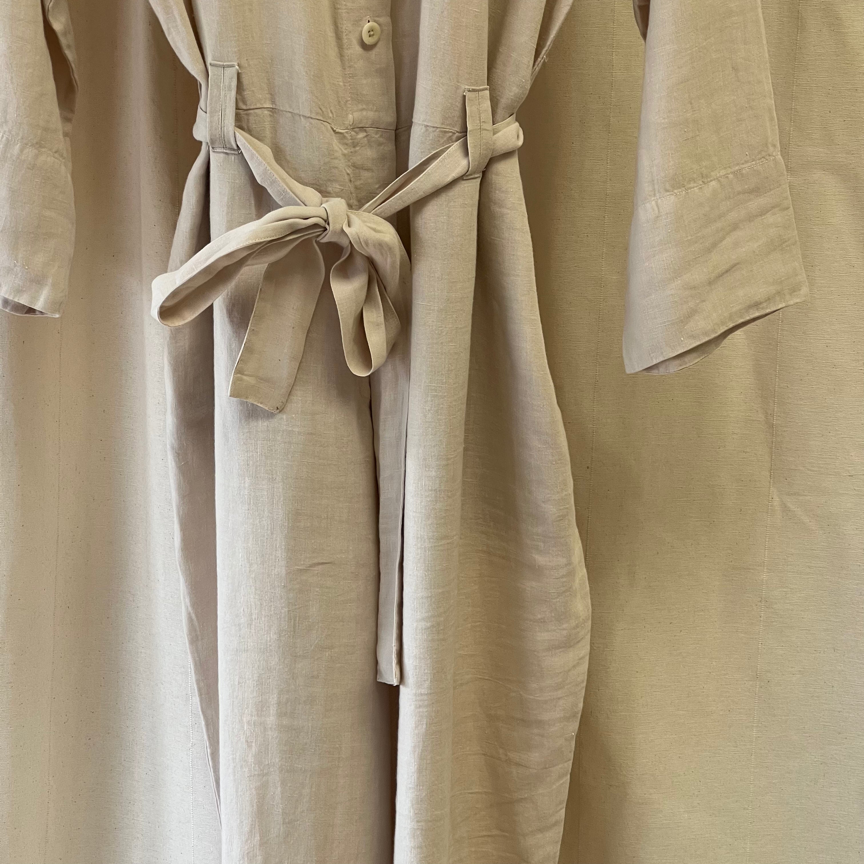 Toast natural linen jumpsuit