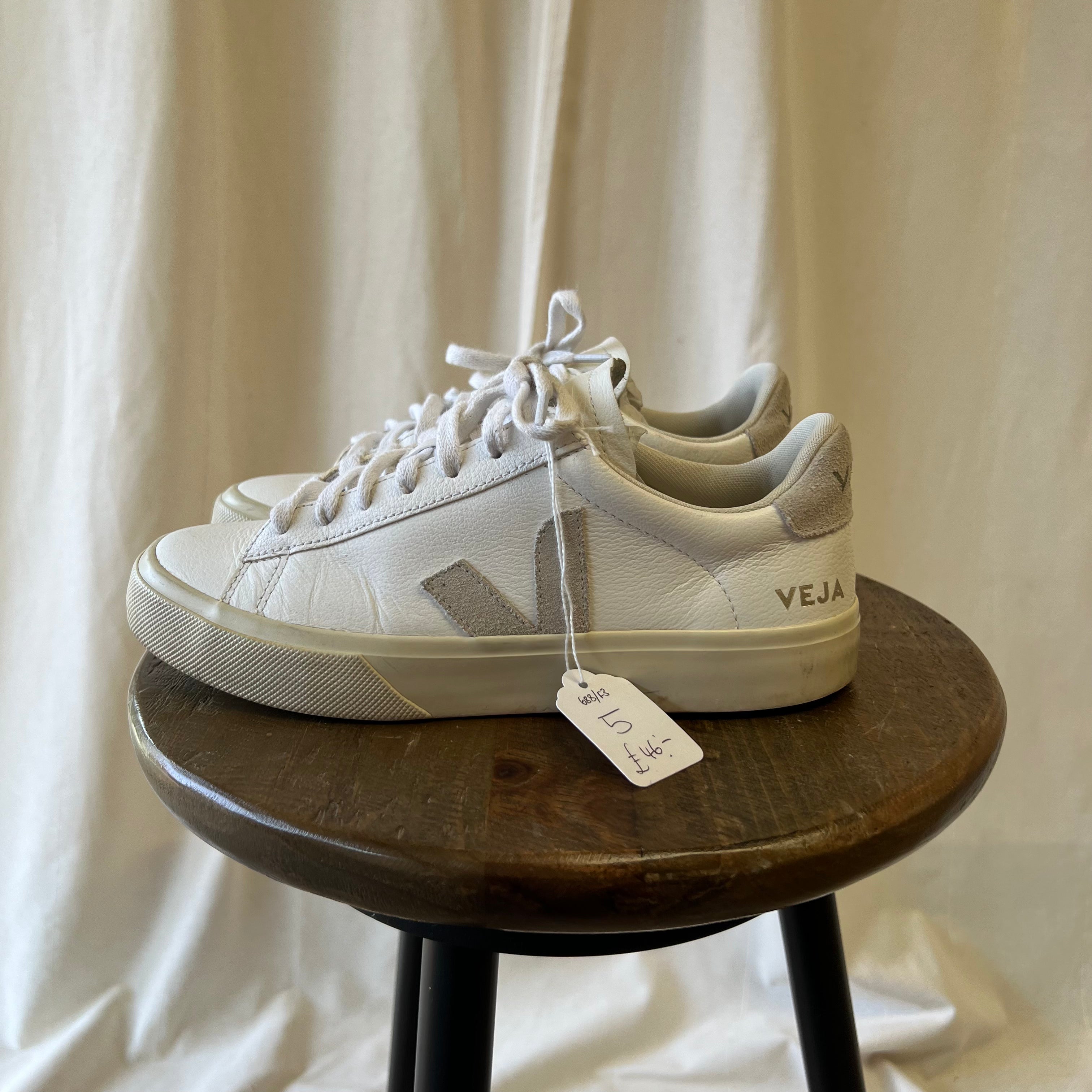 Veja white trainers