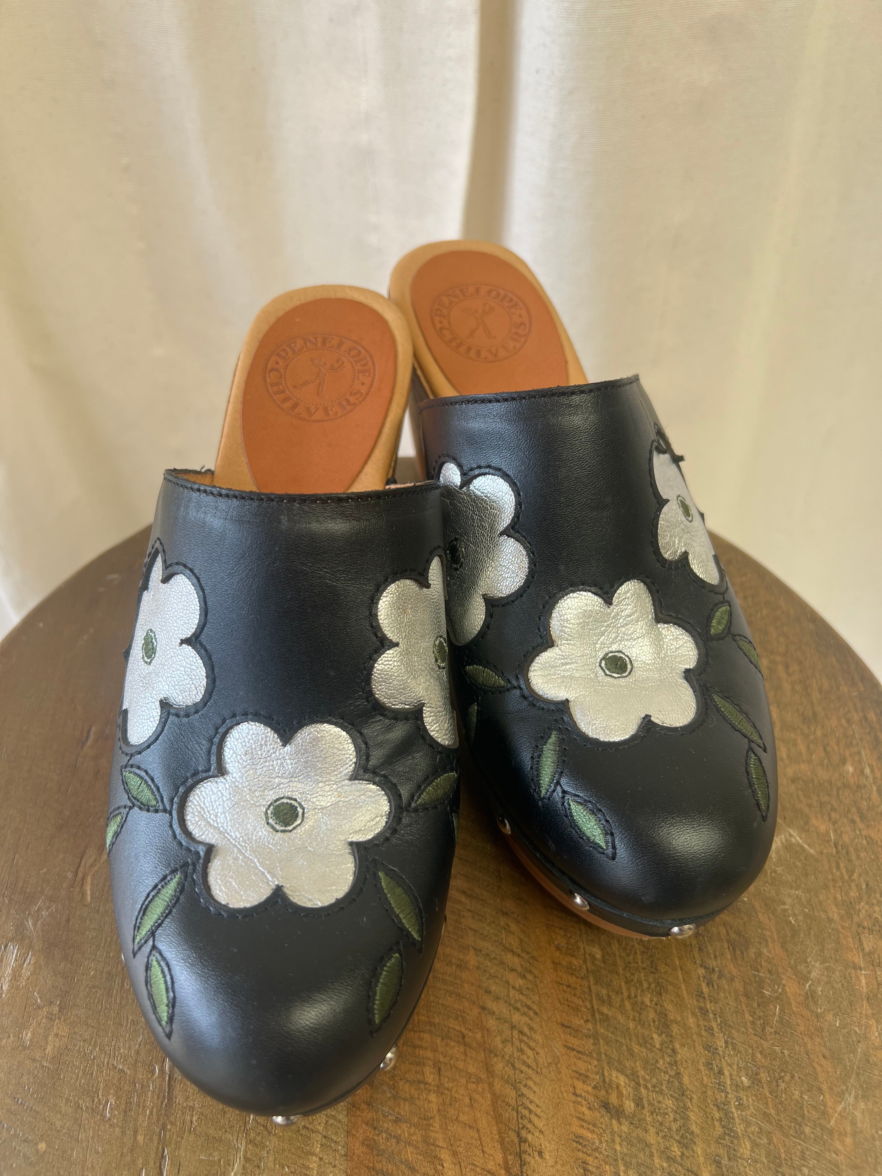 Penelope Chilvers Floral Clogs
