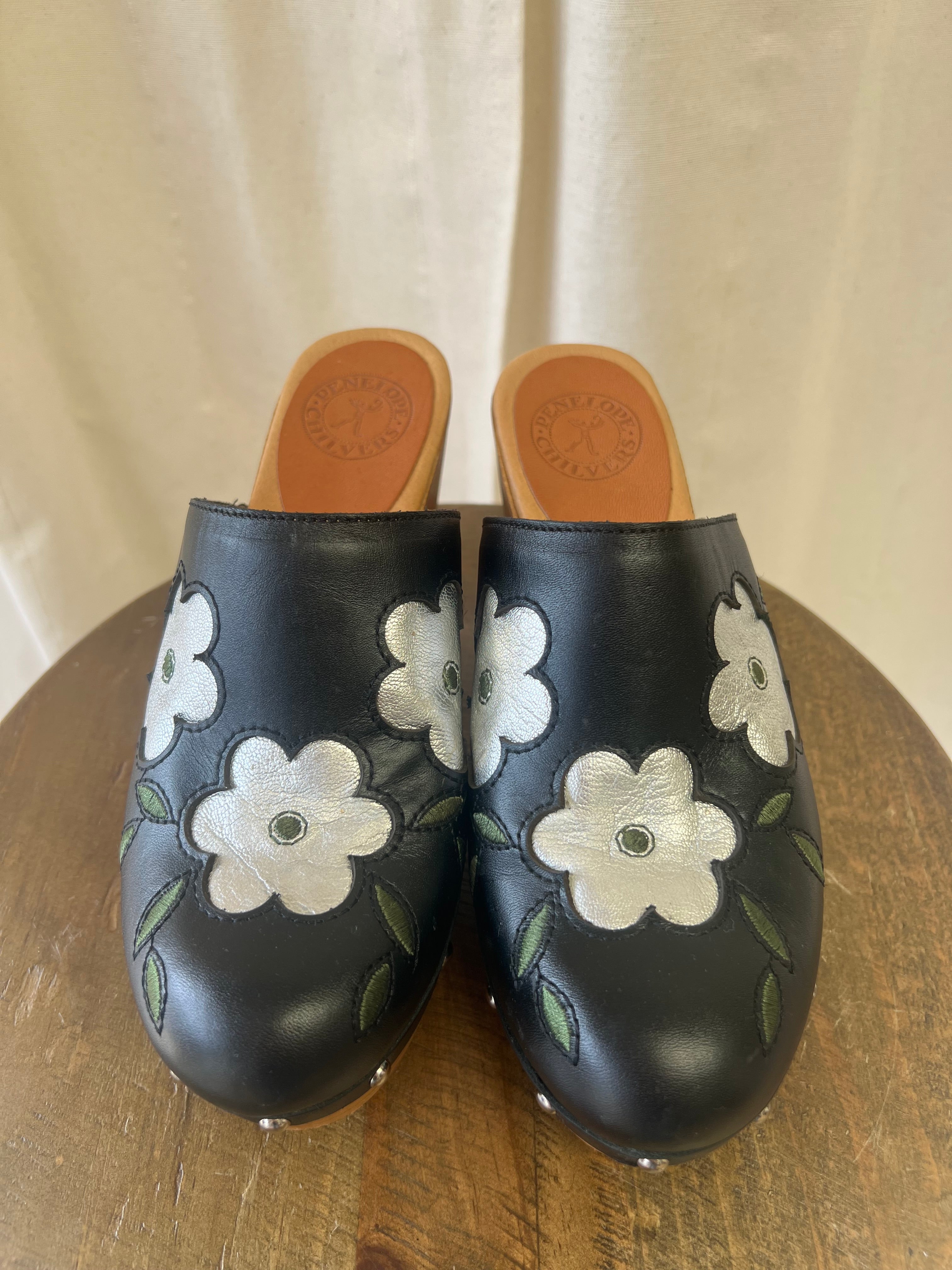 Penelope Chilvers Floral Clogs