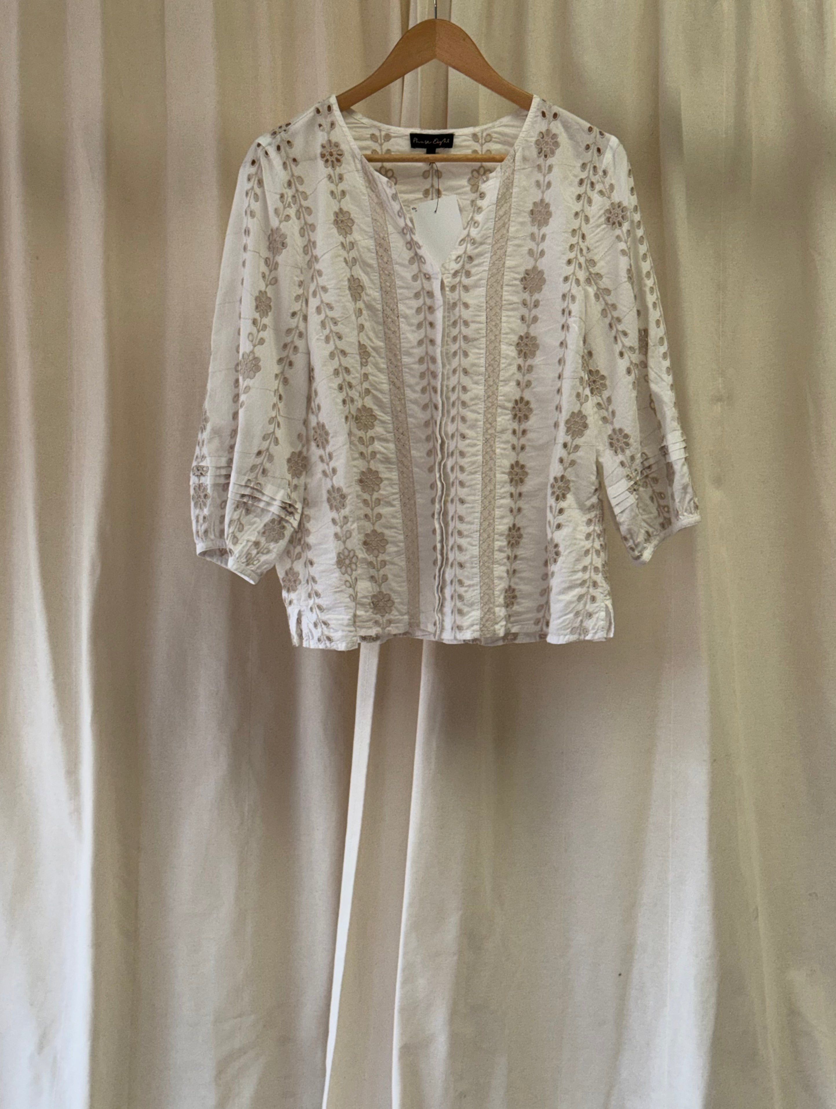 Phase Eight Caela Broderie Blouse