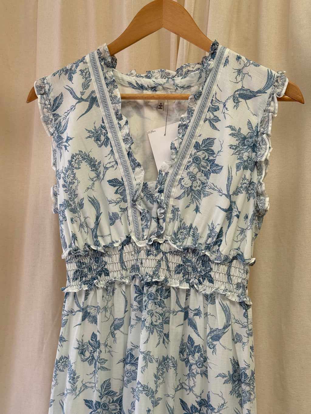 Max Studio Blue Floral Maxi Dress