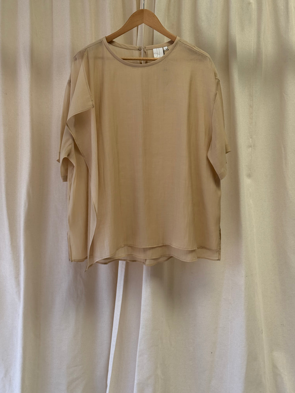 John Lewis Layered Back Short Sleeve Top