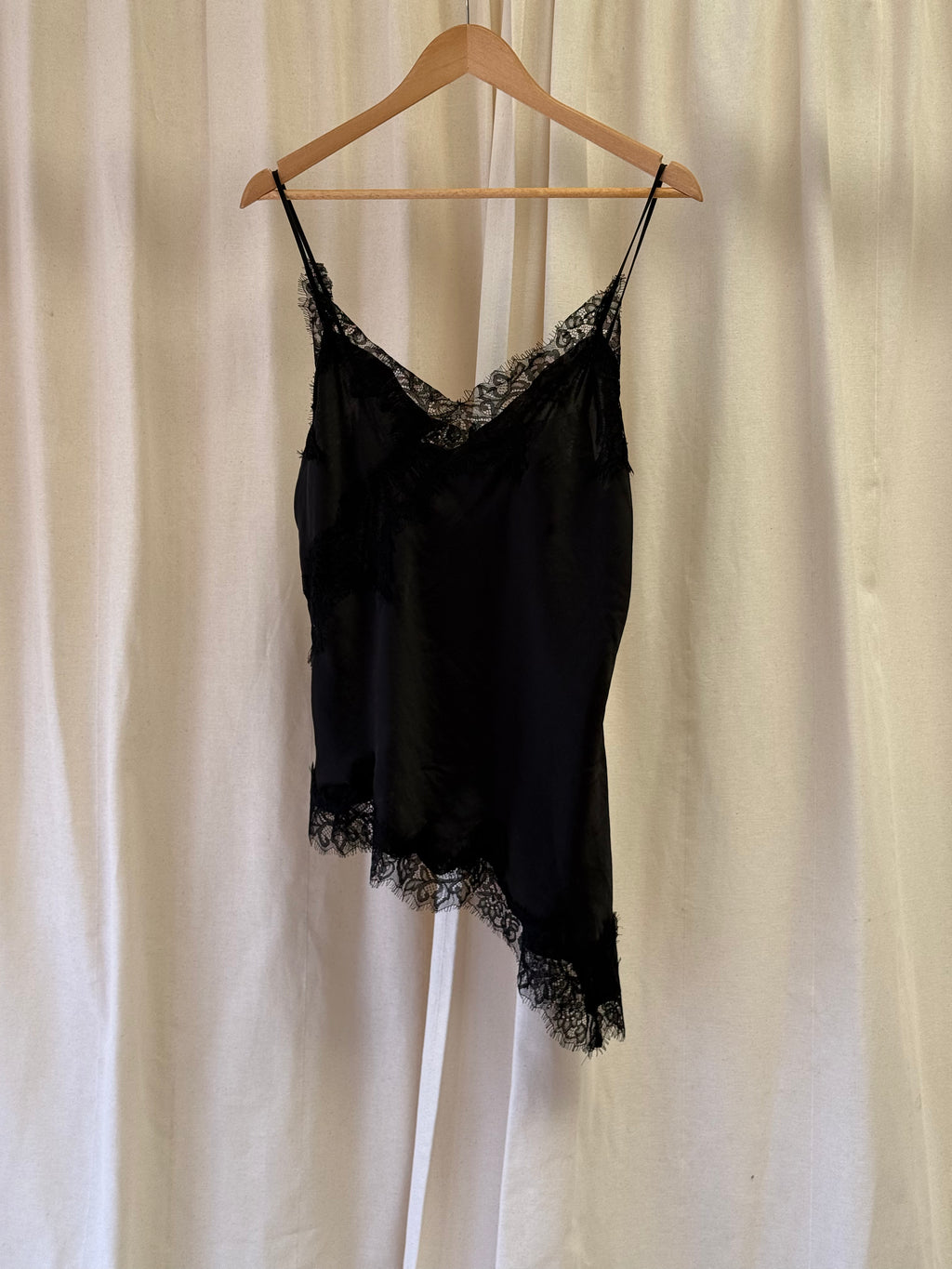 Stradivarius Black Aline Cami Top