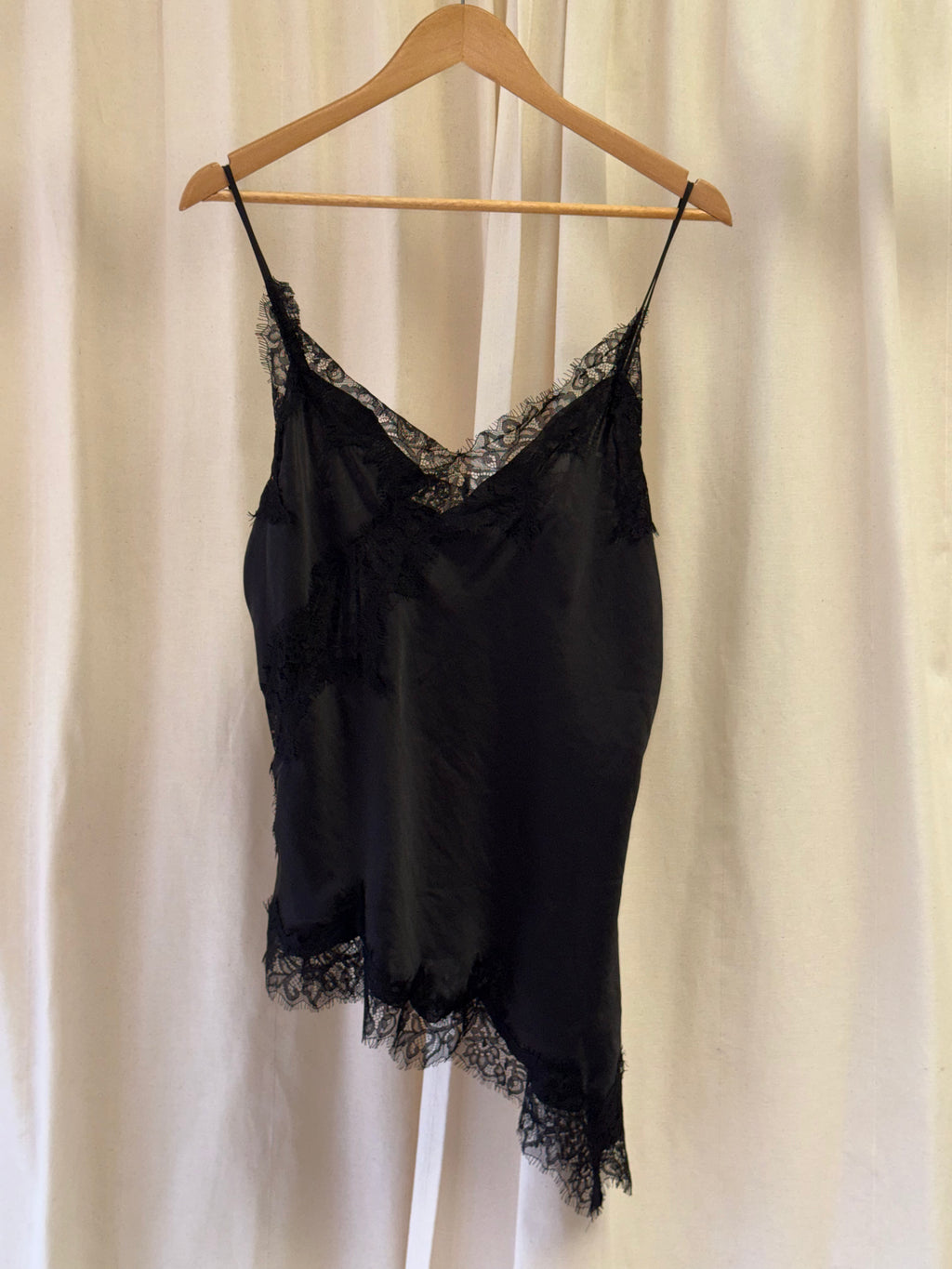 Stradivarius Black Aline Cami Top