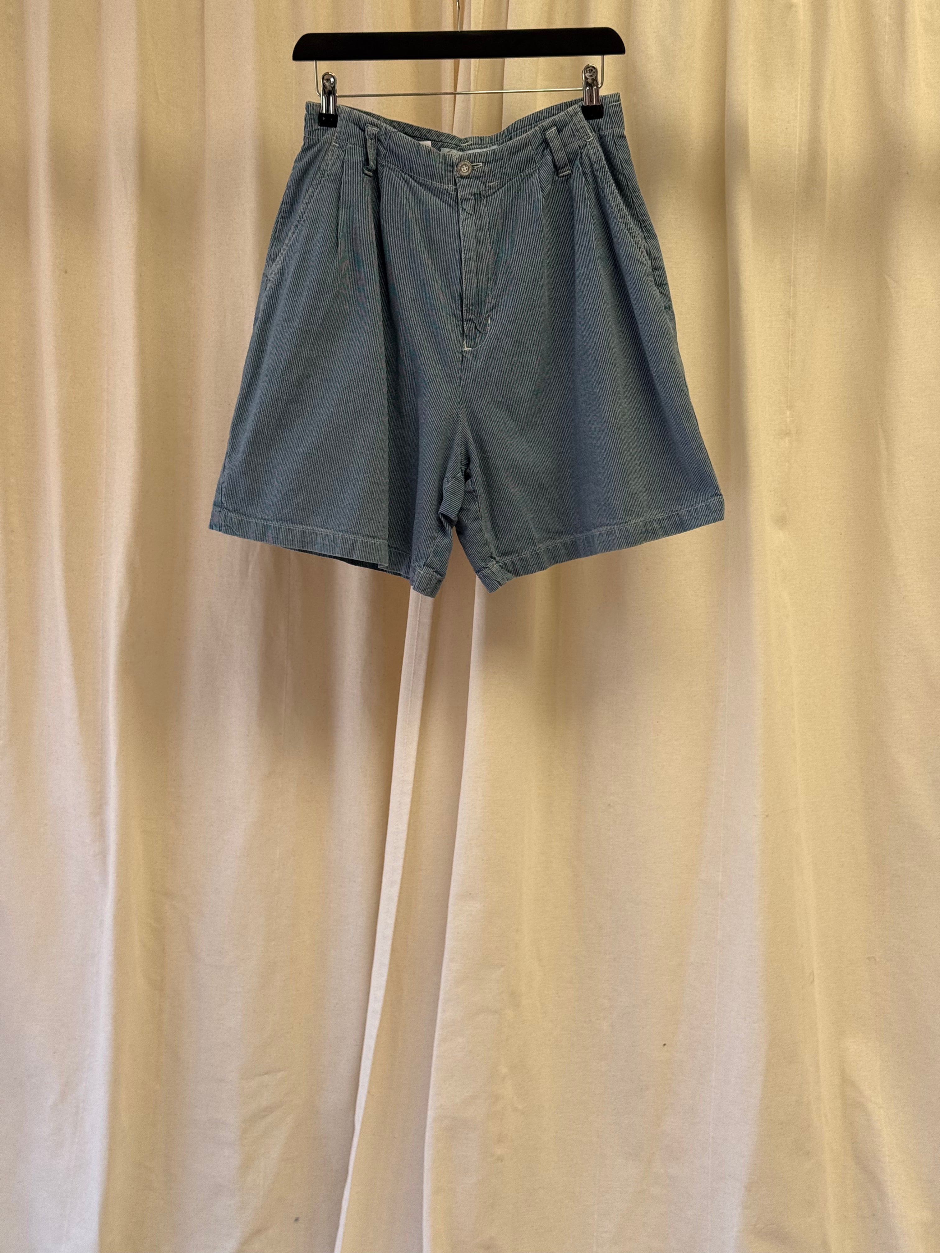 Gloria Vanderbilt Pinstripe Shorts