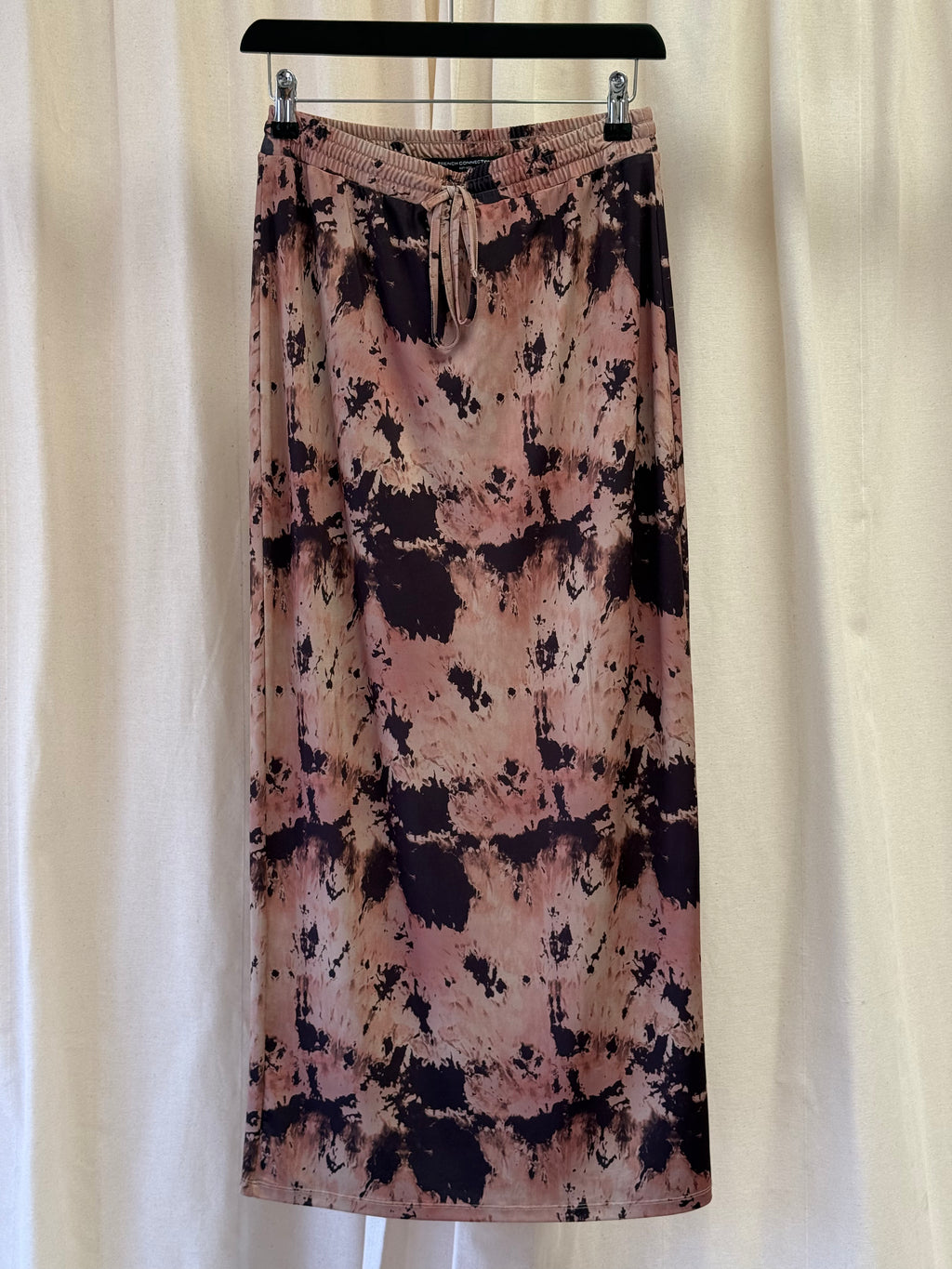 French Connection Brown Tie Dye SKirt