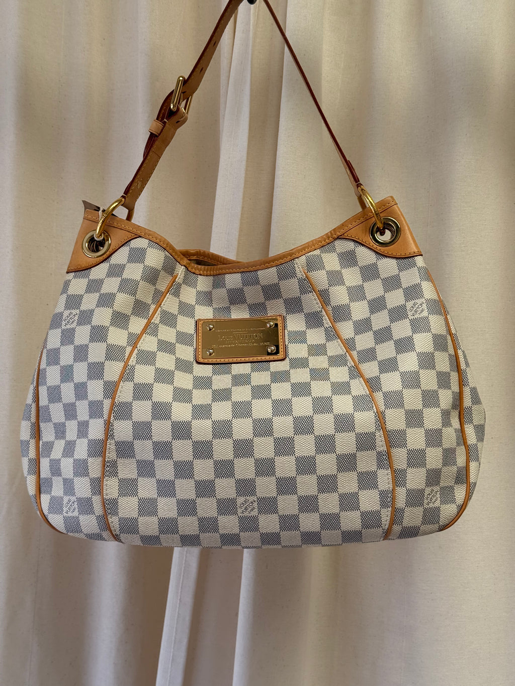 Louis Vuitton Galliera PM bag in Damier Azur Canvas