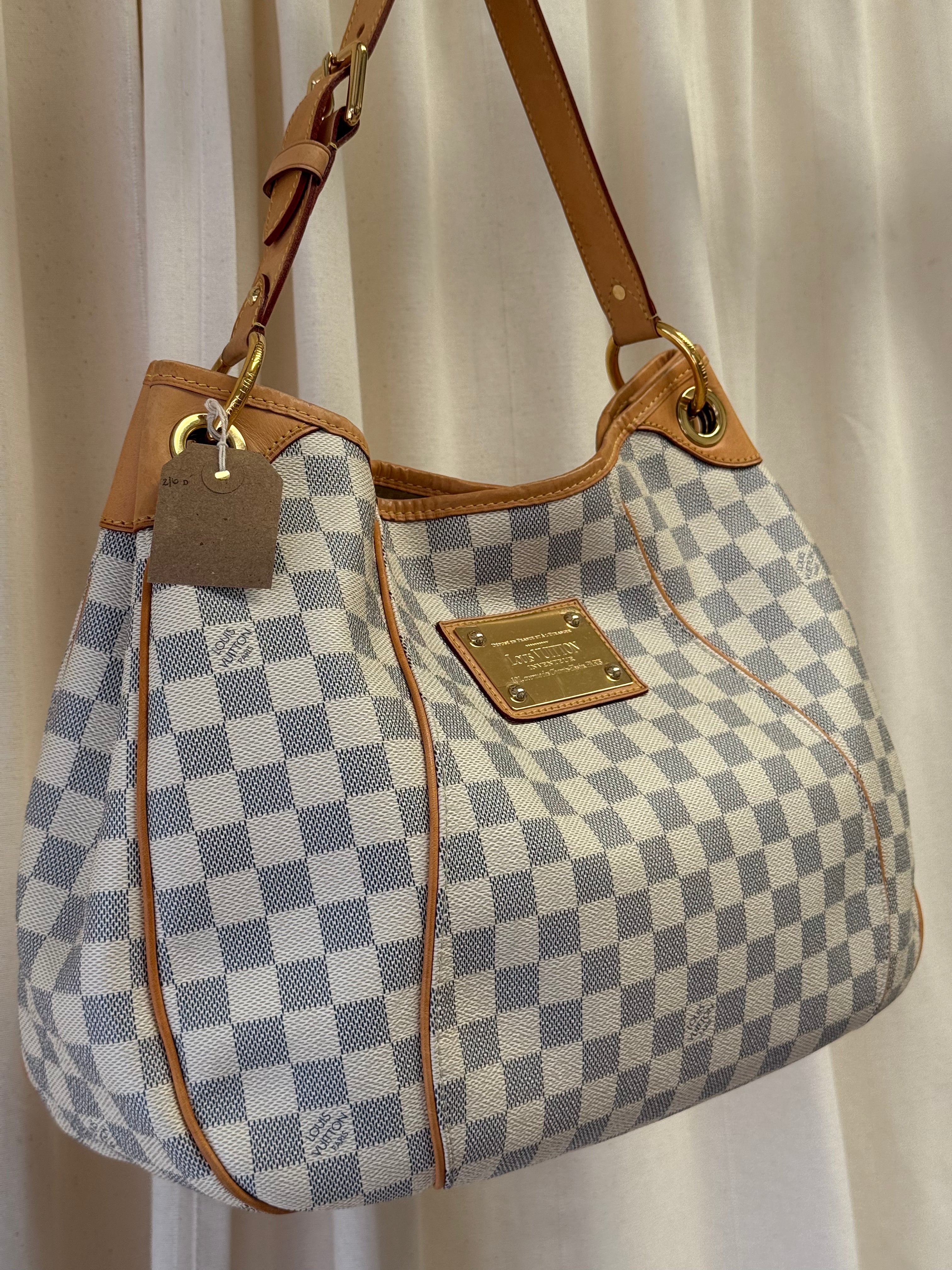 Louis Vuitton Galliera PM bag in Damier Azur Canvas