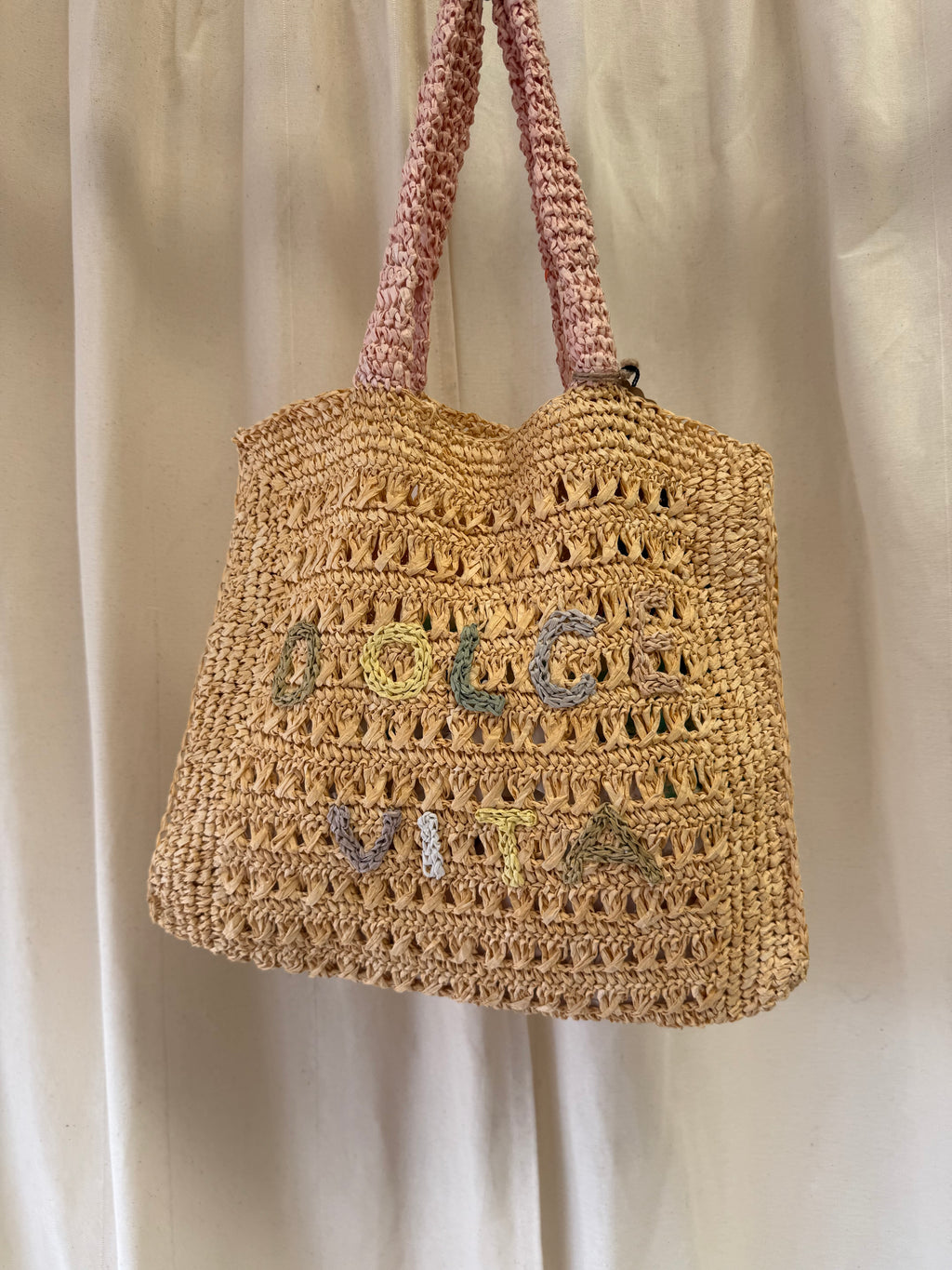 Harvey Nichols DE SIENA  Dolce Vita Raffia Tote