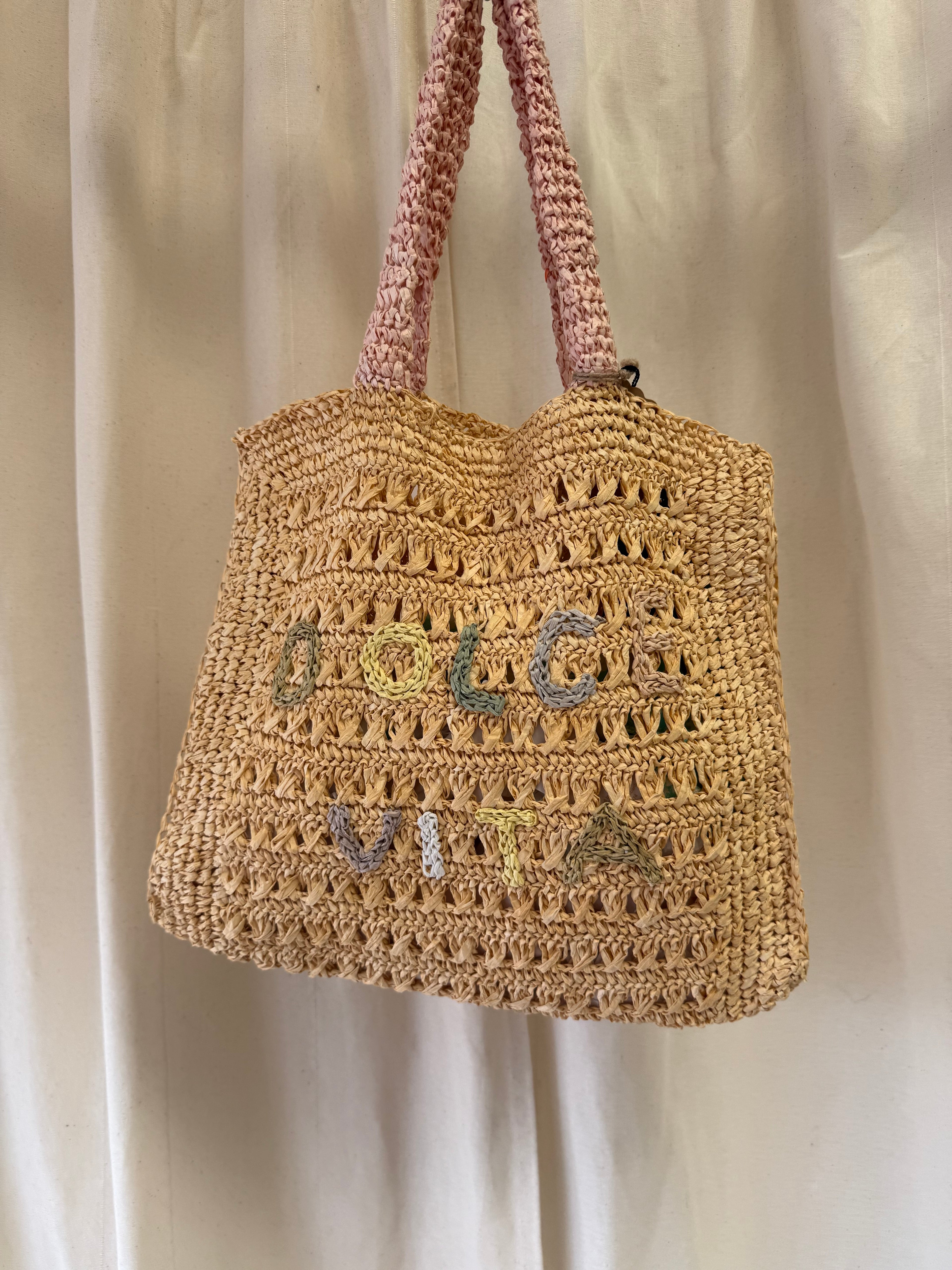 Harvey Nichols DE SIENA  Dolce Vita Raffia Tote