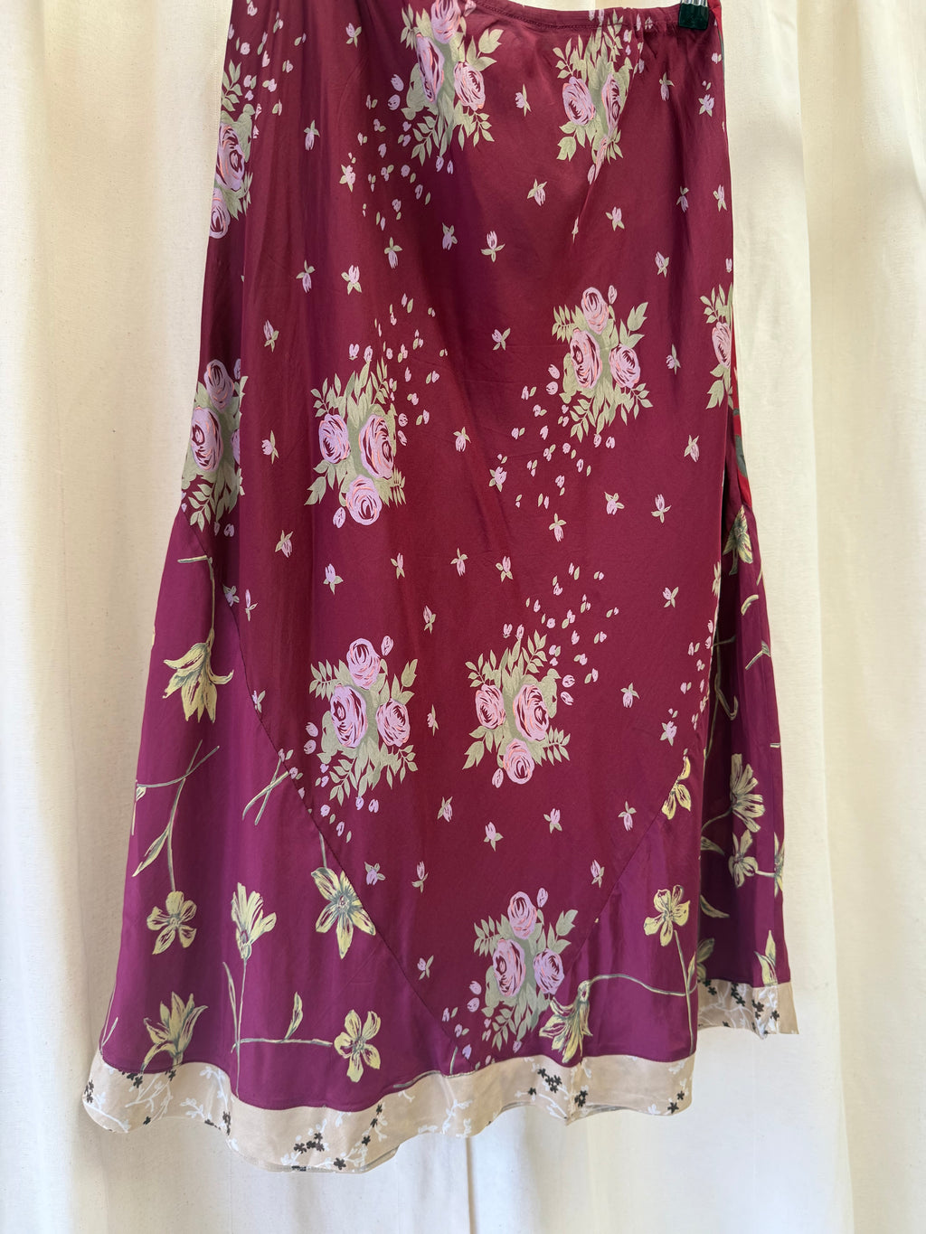Jigsaw Floral Silk Skirt