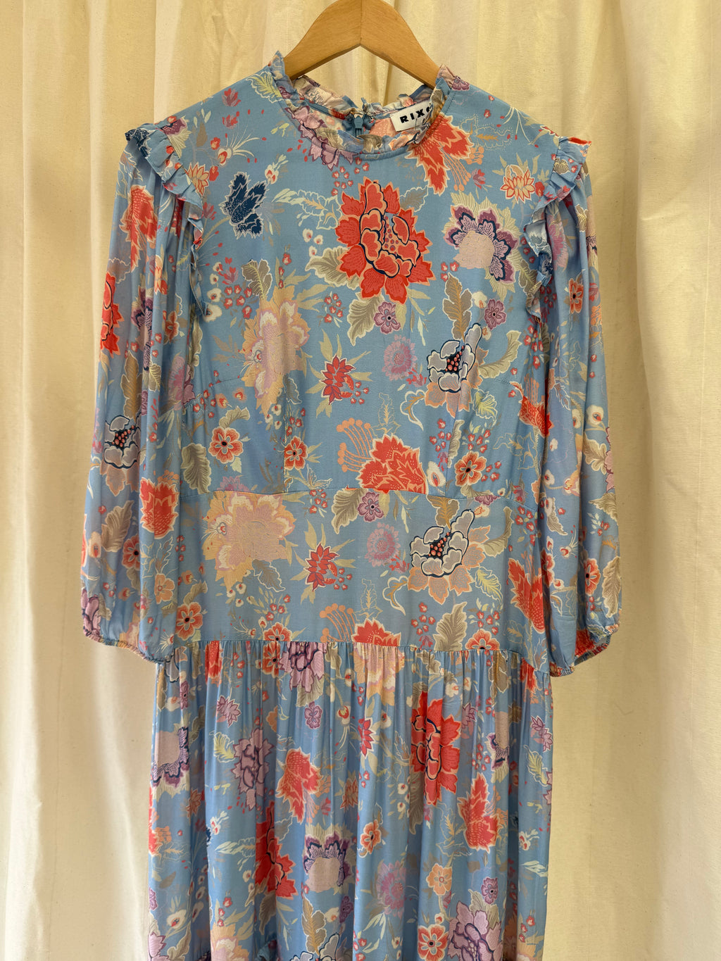 Rixo Monet Floral Tiered Dress