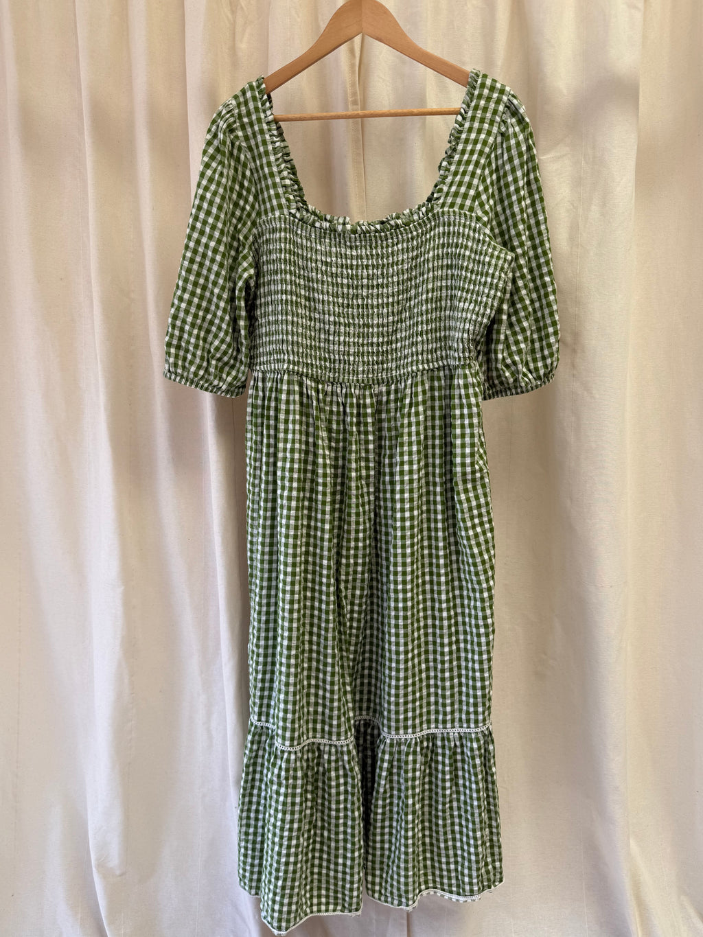 Nobody's Child Elsa Gingham Midi Dress