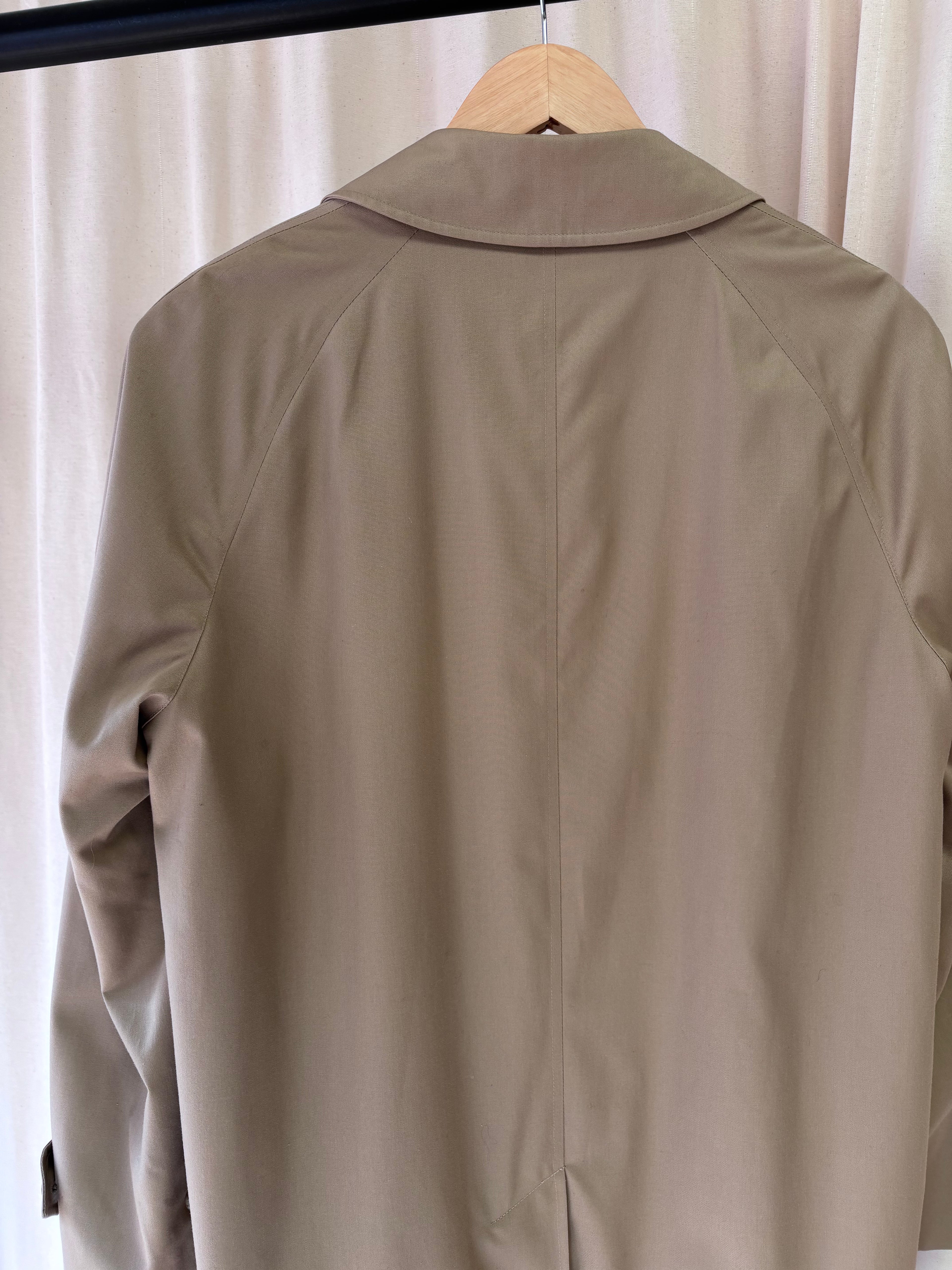 Burberry wool lining trench coat in camel