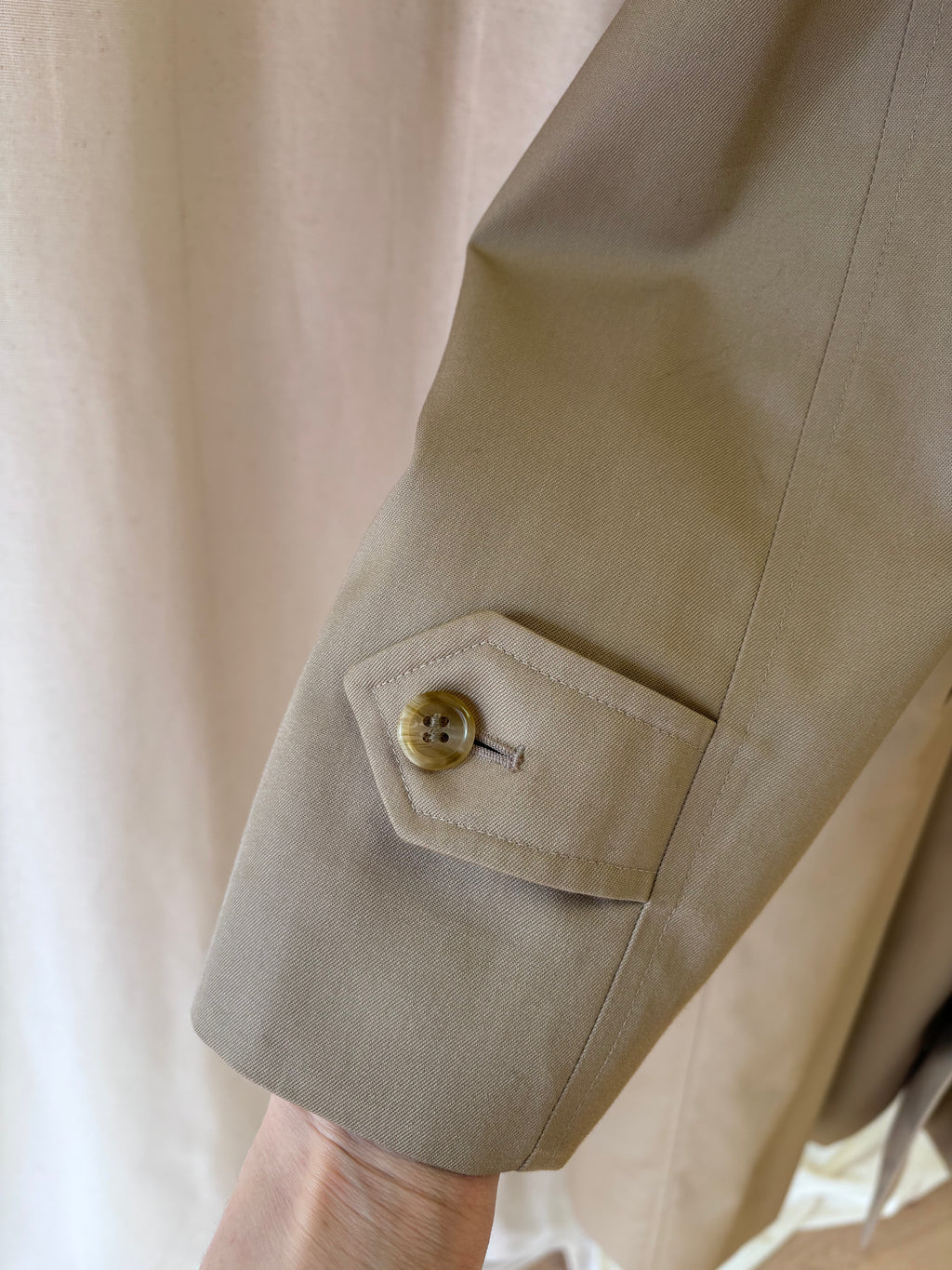 Burberry wool lining trench coat in camel