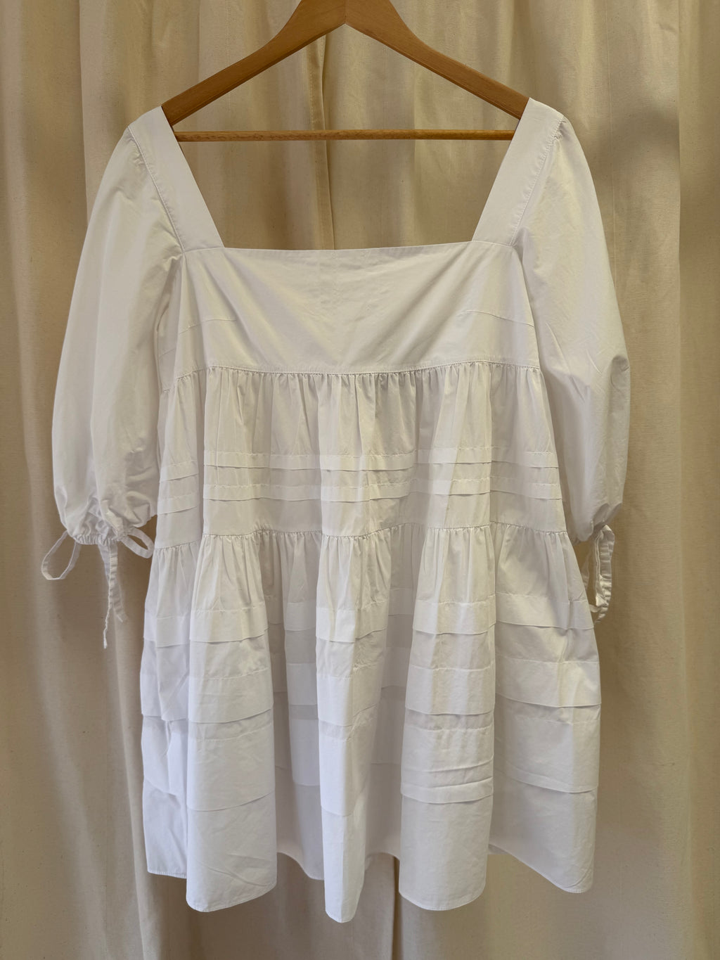 Paper London White Frankie Cotton Mini Dress