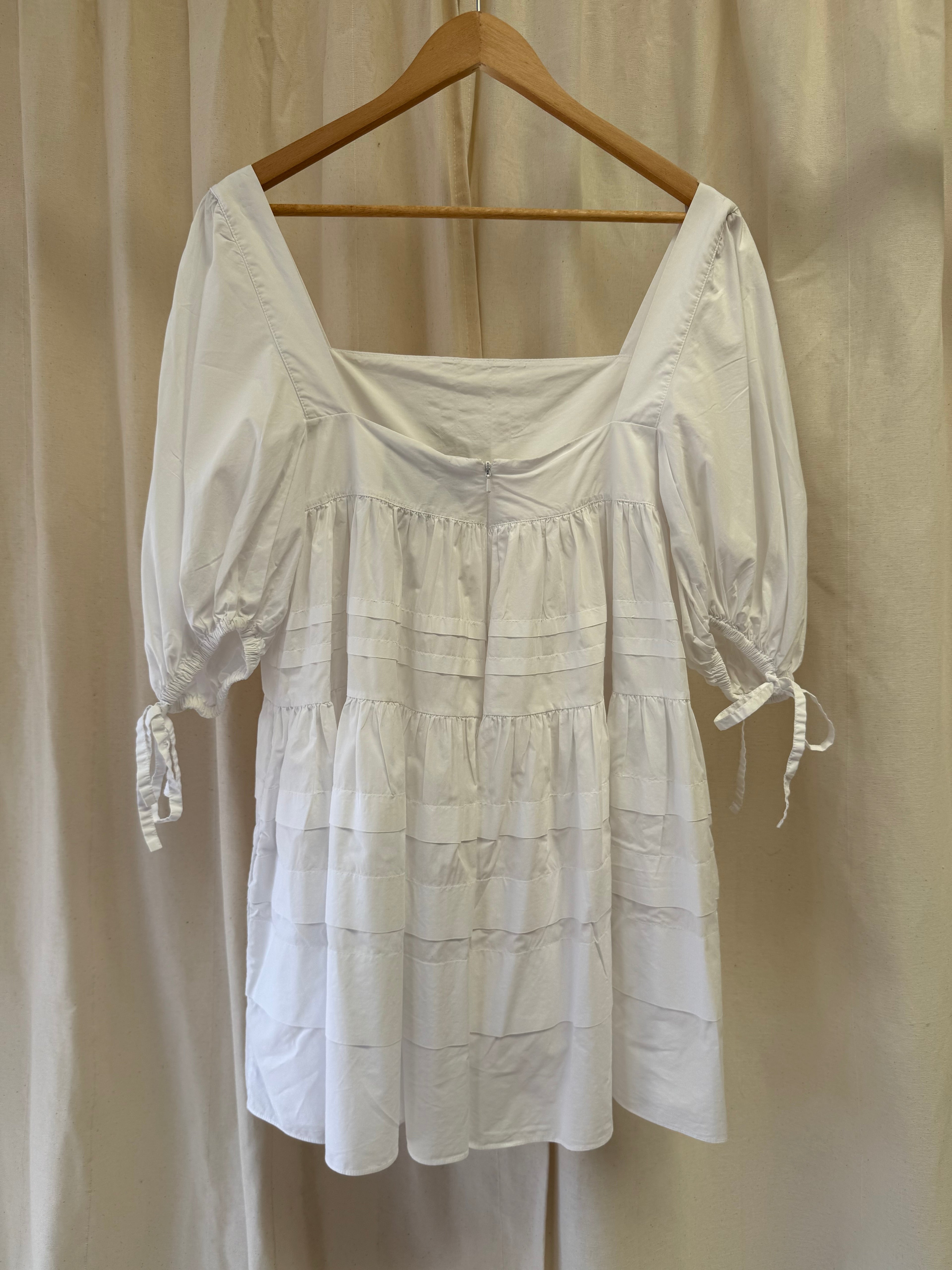 Paper London White Frankie Cotton Mini Dress