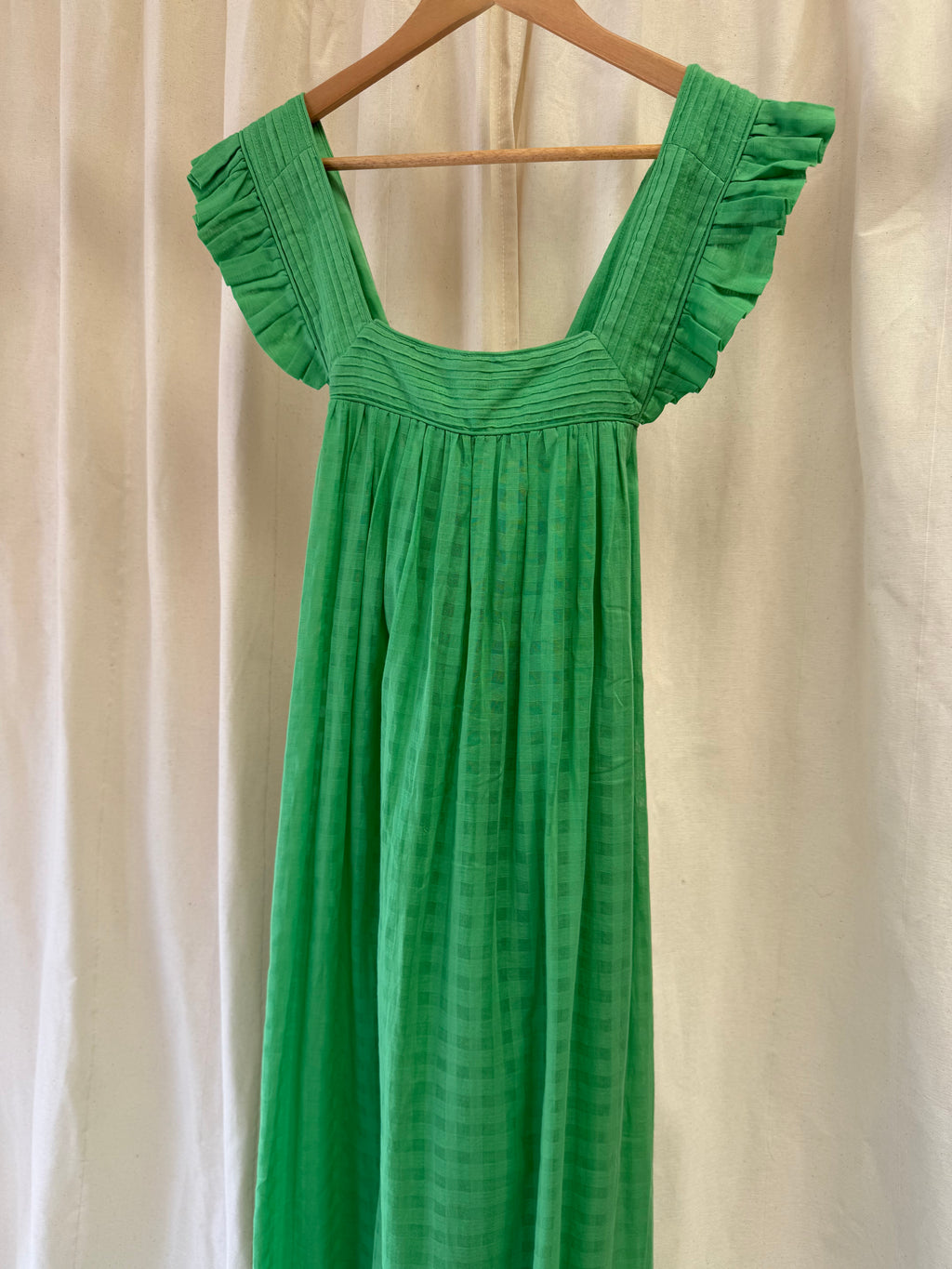 Next Green Cotton Maxi Dress
