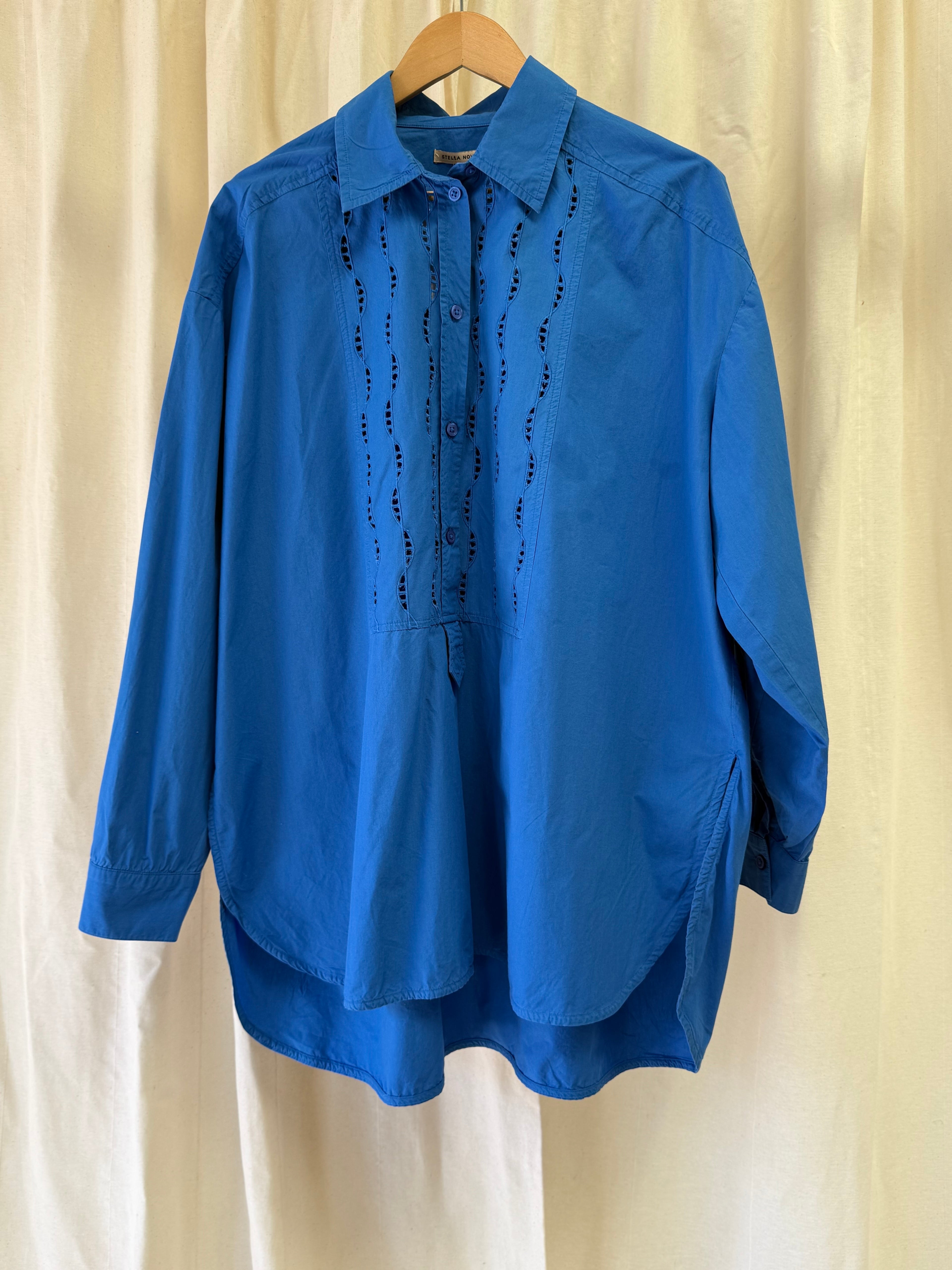 Stella Nova Blue Cotton Shirt
