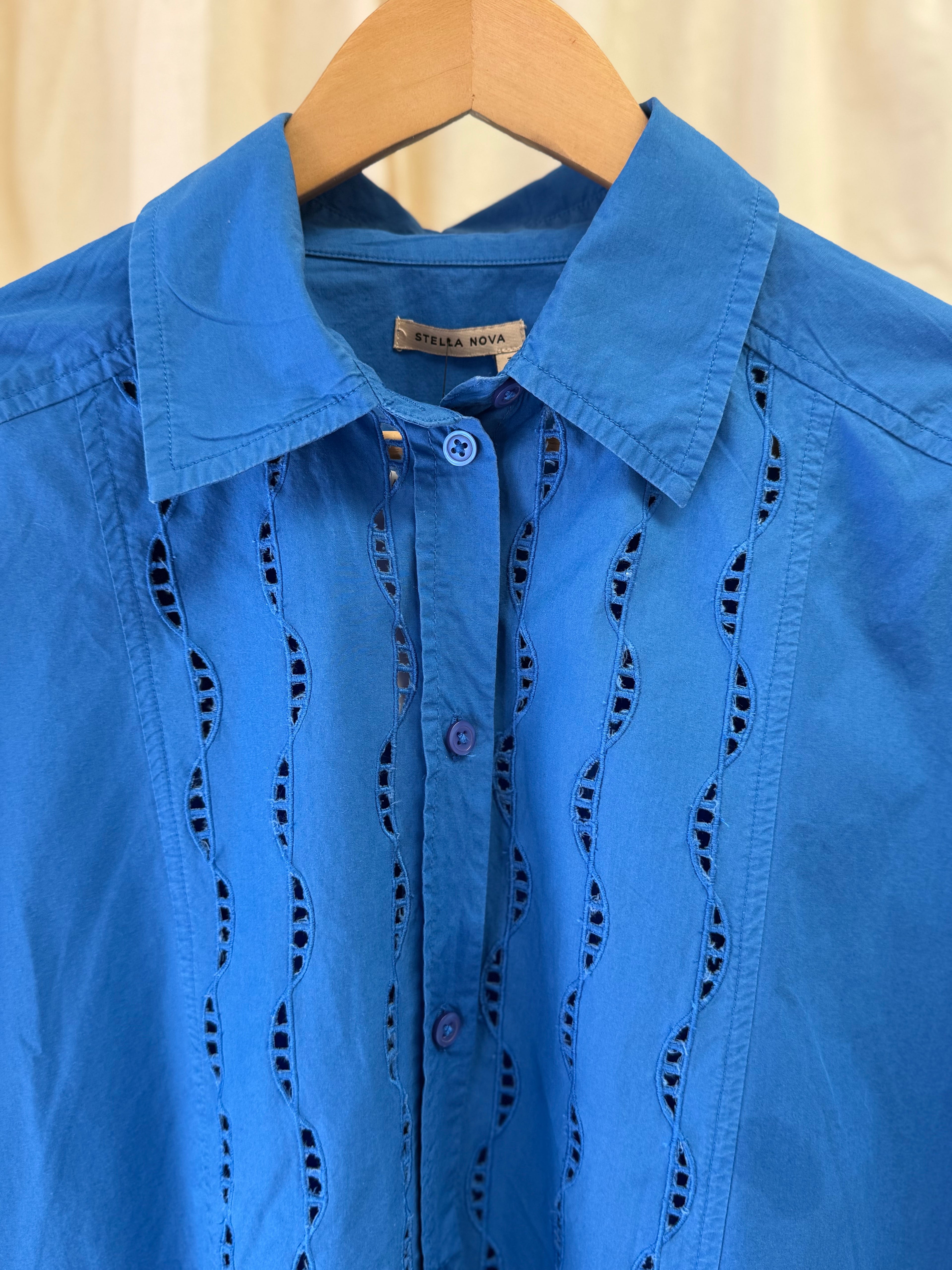 Stella Nova Blue Cotton Shirt