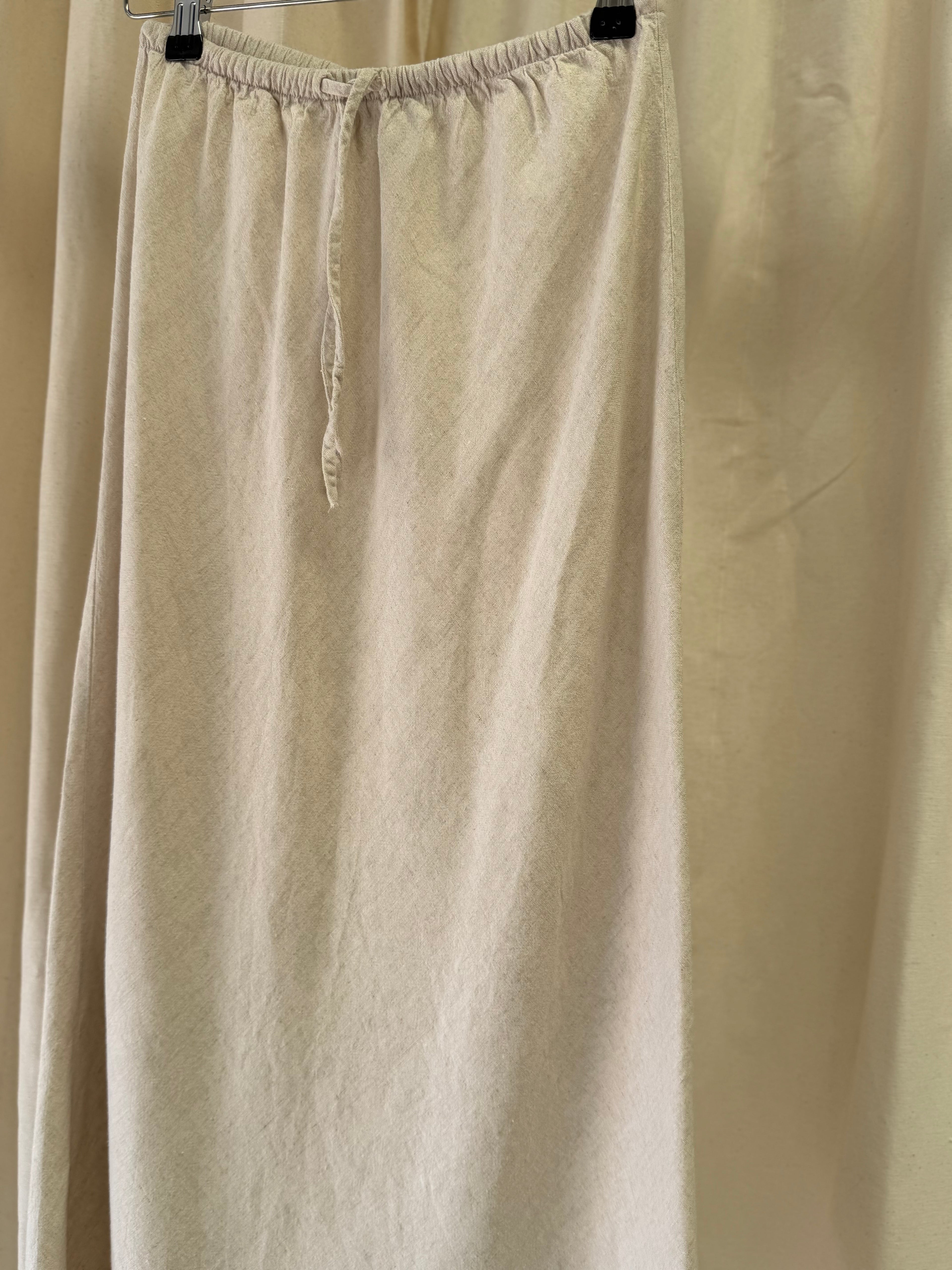Hollister Linen Blend Maxi Skirt