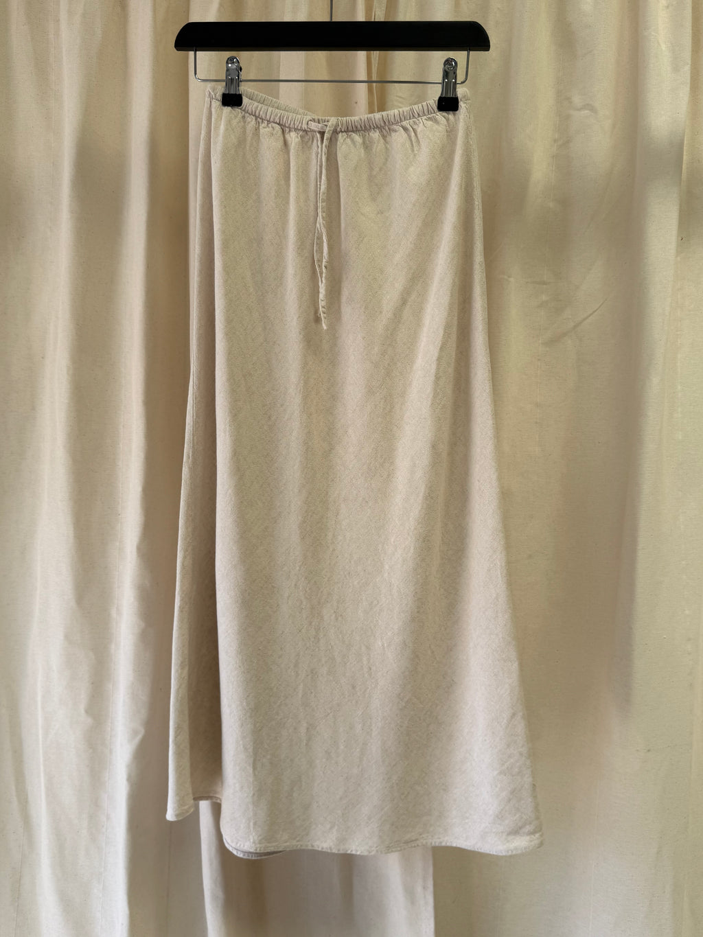 Hollister Linen Blend Maxi Skirt