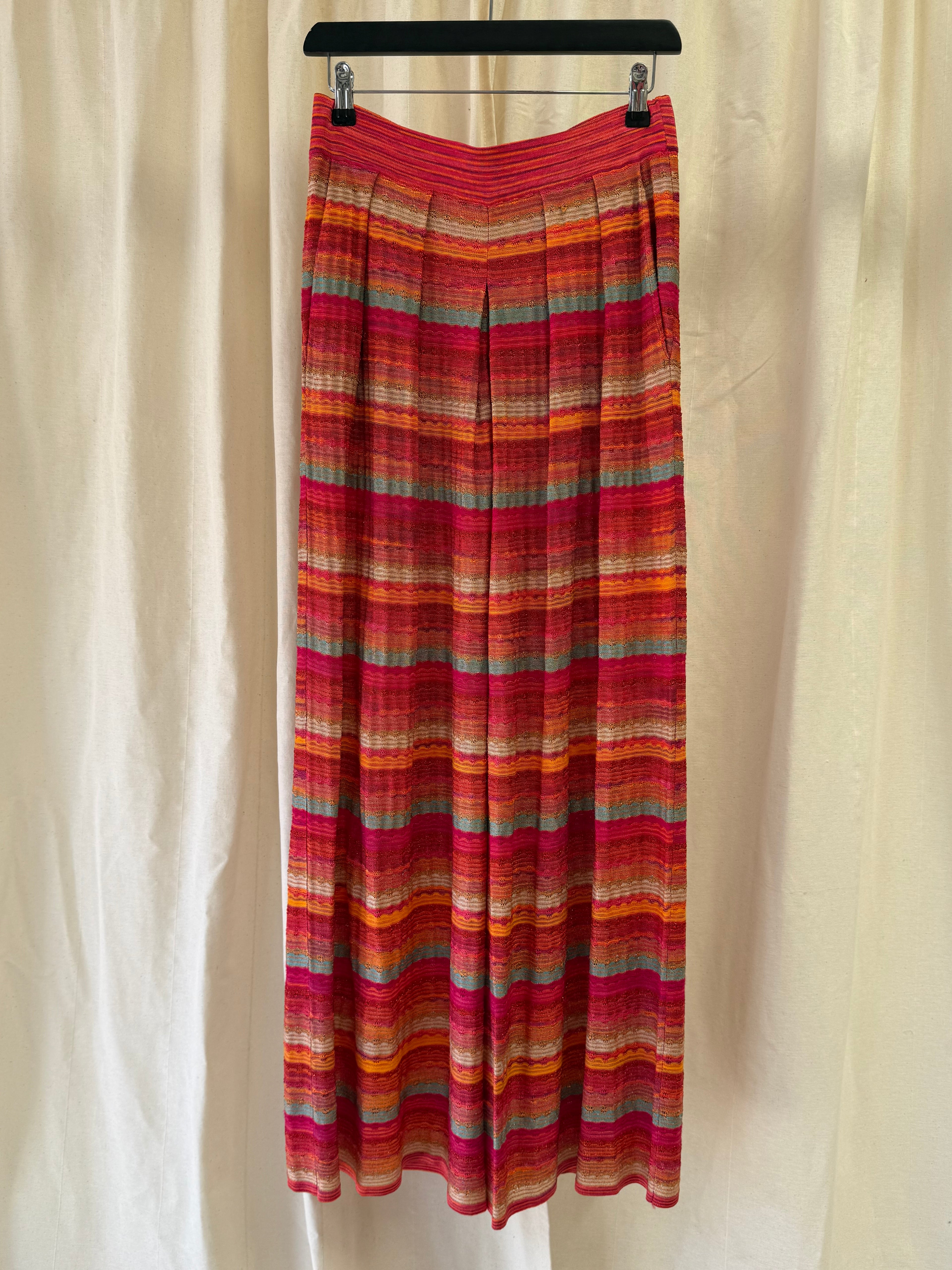 Ruth Erotokritou Multi Stripe Knit Trousers