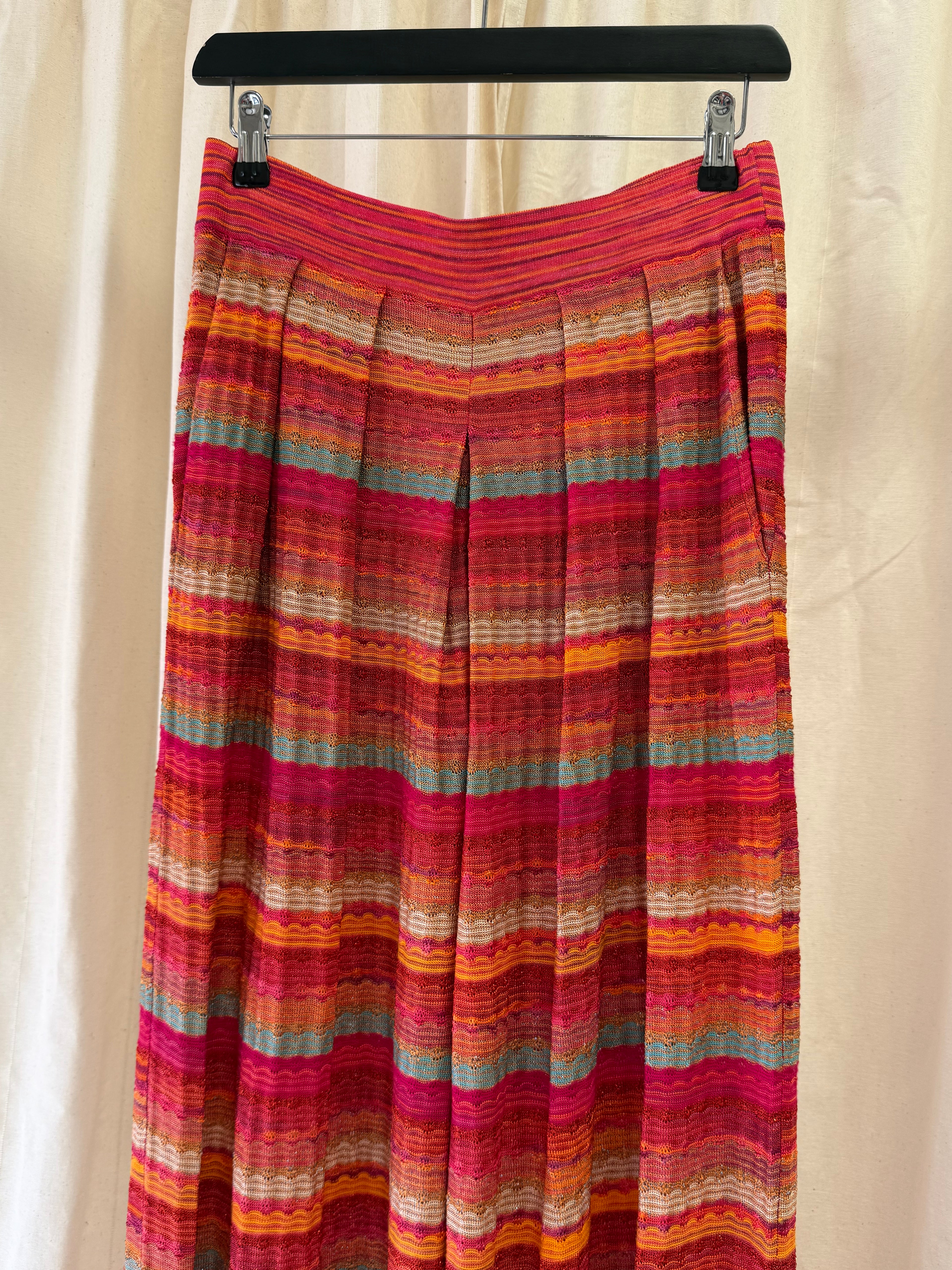 Ruth Erotokritou Multi Stripe Knit Trousers