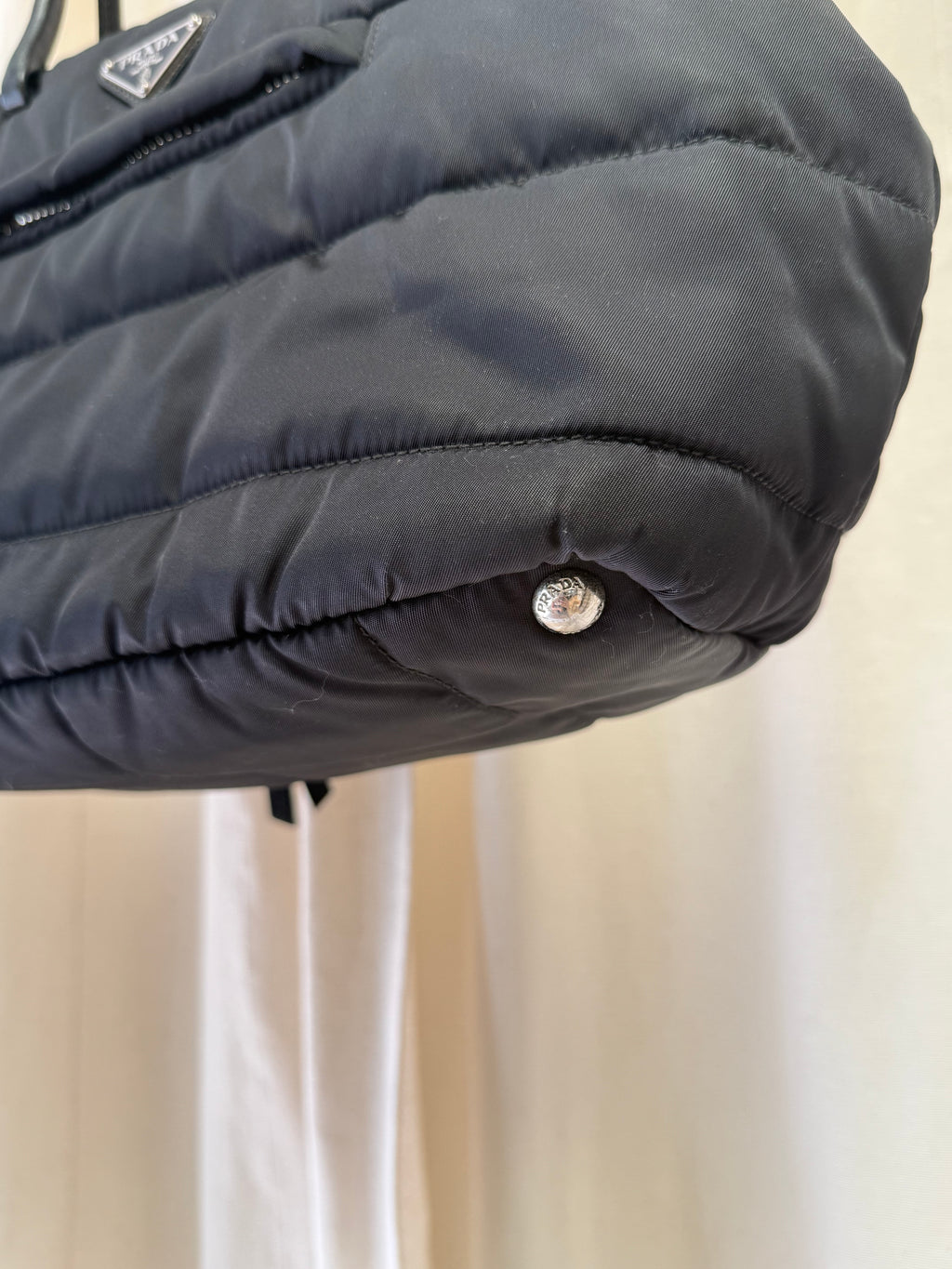Prada Tessuto Bomber Tote Bag
