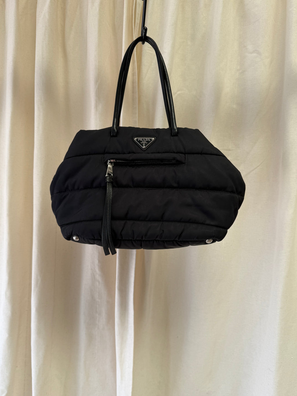 Prada Tessuto Bomber Tote Bag