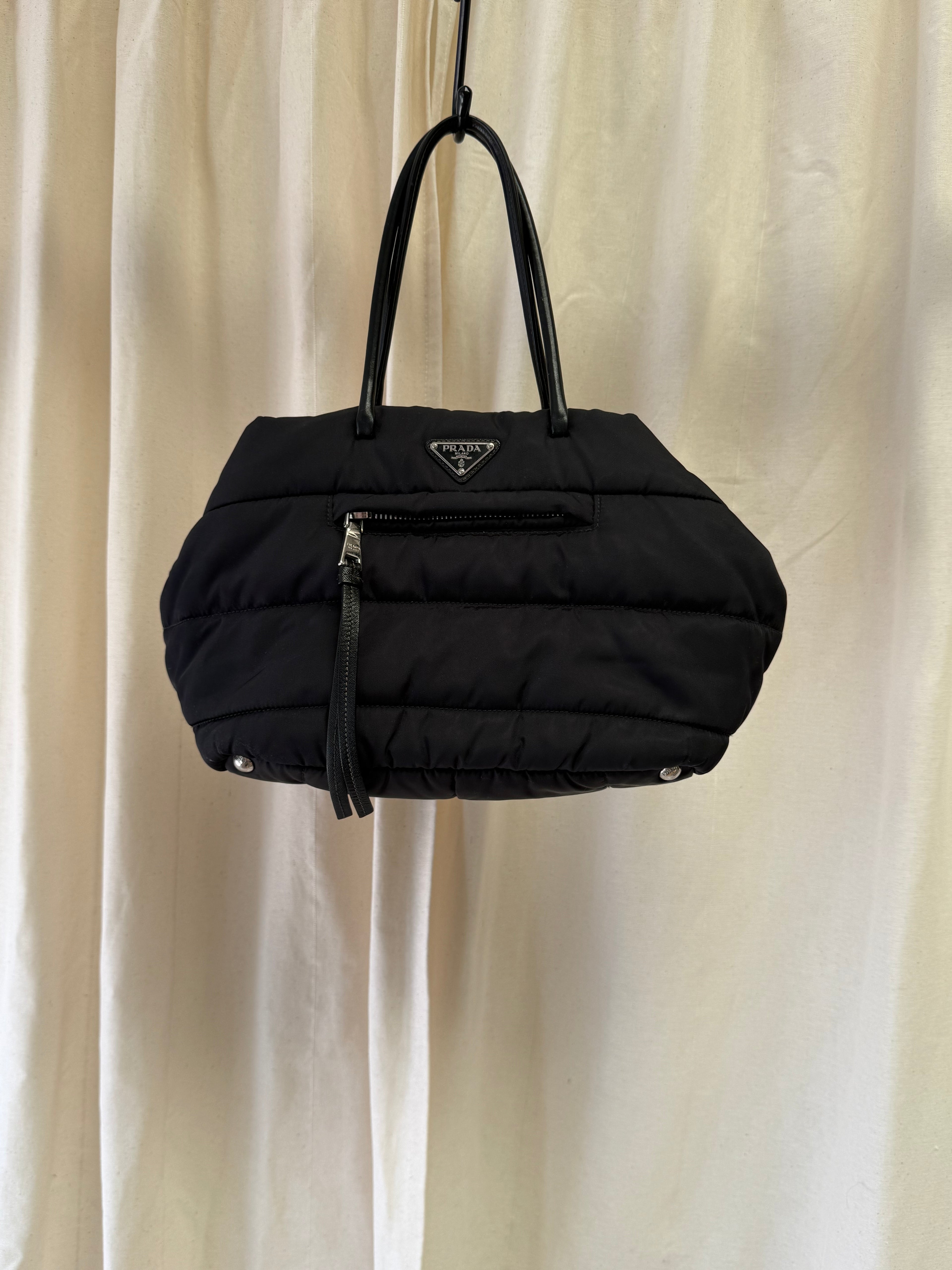 Prada Tessuto Bomber Tote Bag