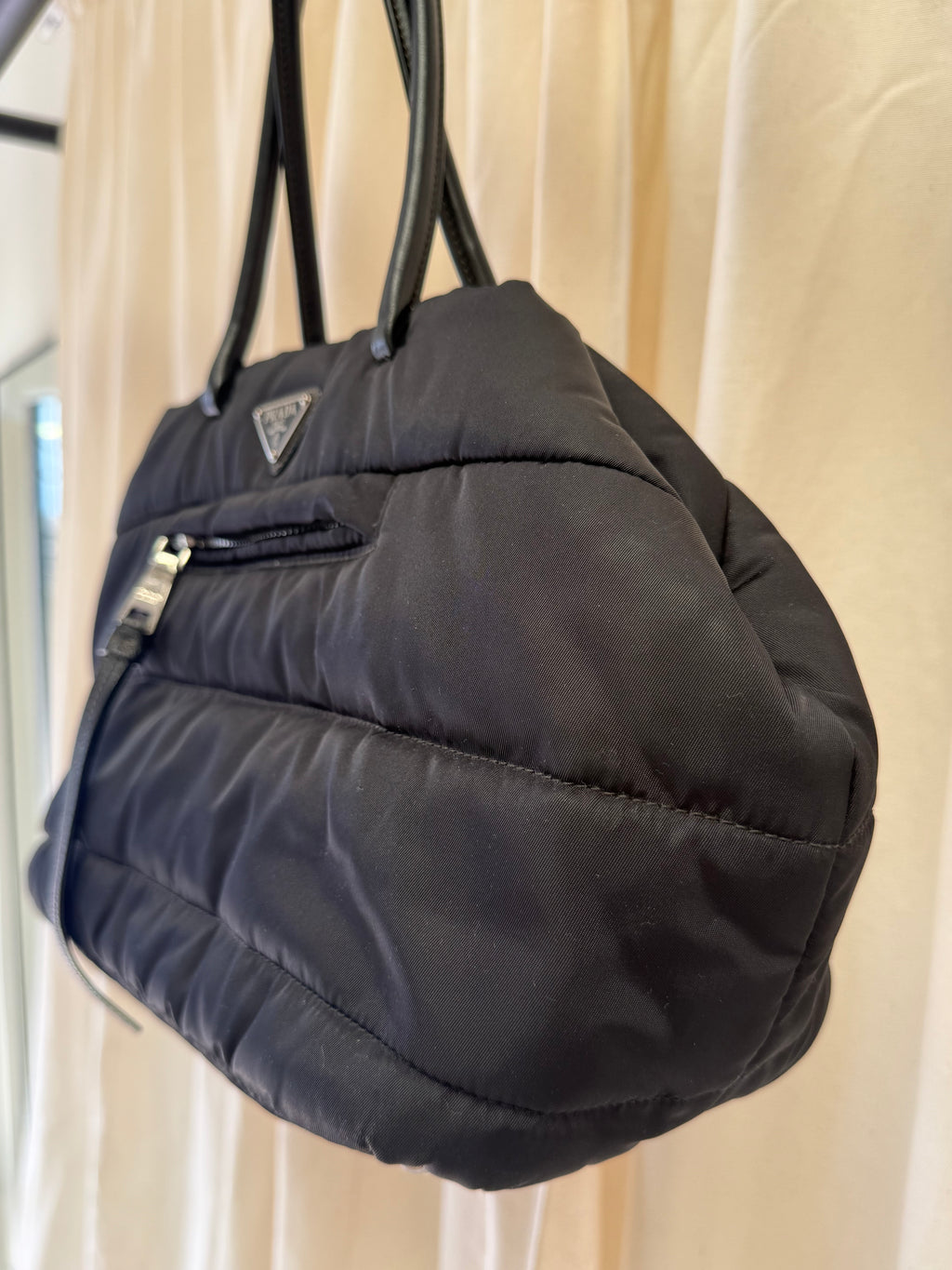 Prada Tessuto Bomber Tote Bag
