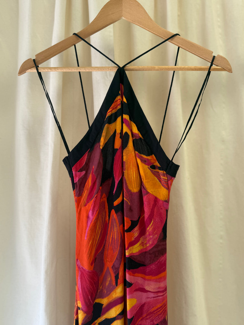 Next Pink Floral Myleene Klass Halter Summer Dress