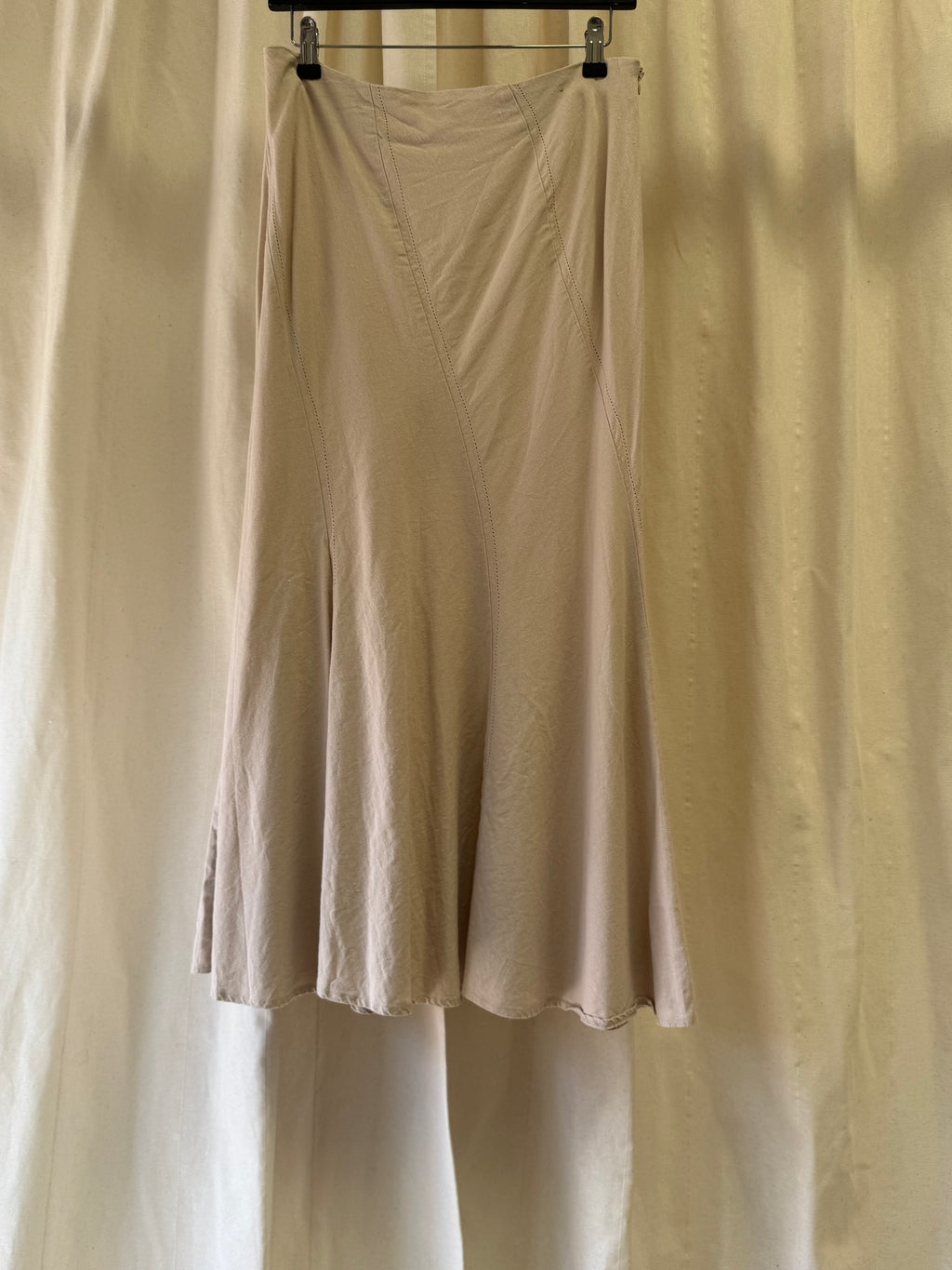 New Look Linen Midi Skirt